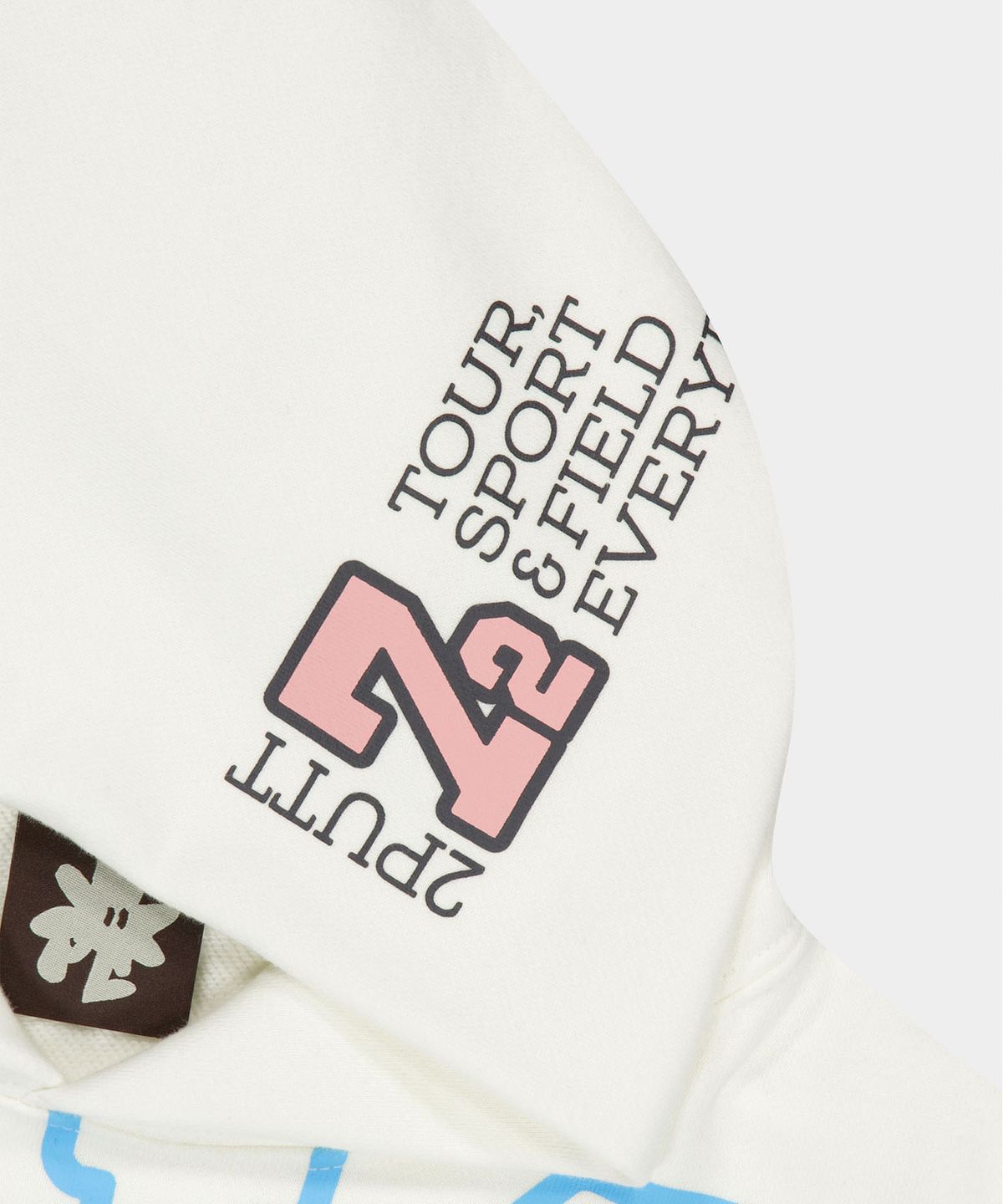 썬러브투어(SUNLOVETOUR) Stroke Hoodie Ivory