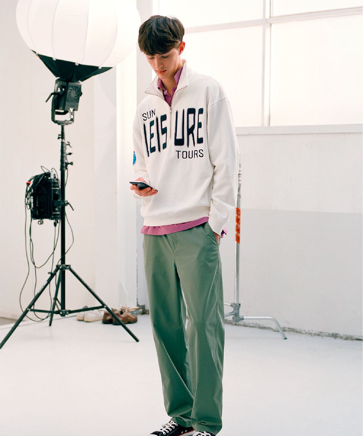 썬러브투어(SUNLOVETOUR) Solotex® Right Chino Pants Light Olive