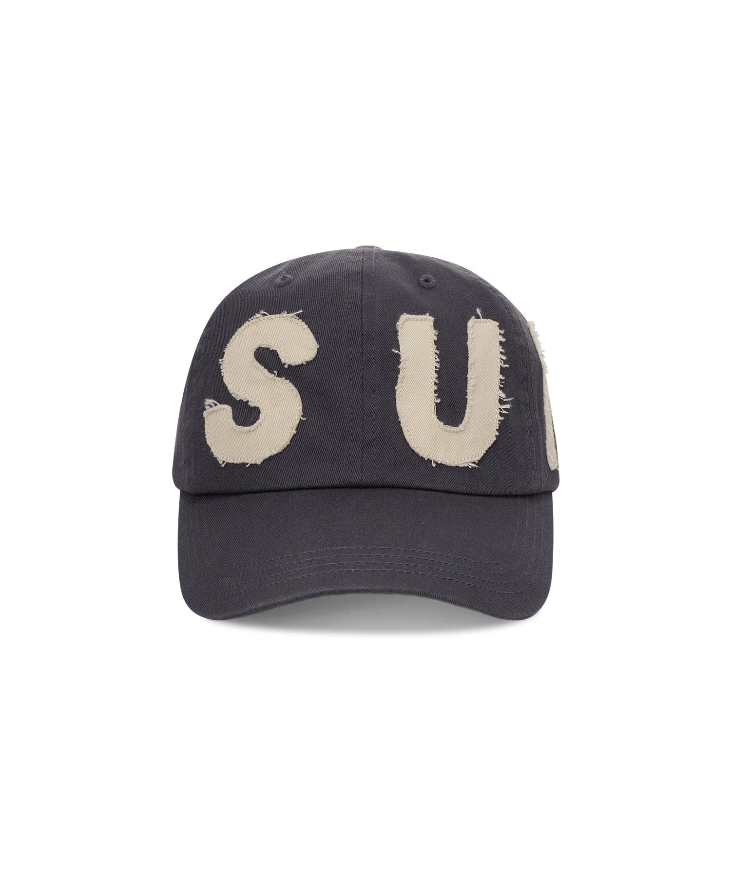 SUNLOVE Capital Cap ダークブラウン サンラブ キャップ MUSINSA公式 | SUNLOVE Cut Off Capital Cap Charcoal