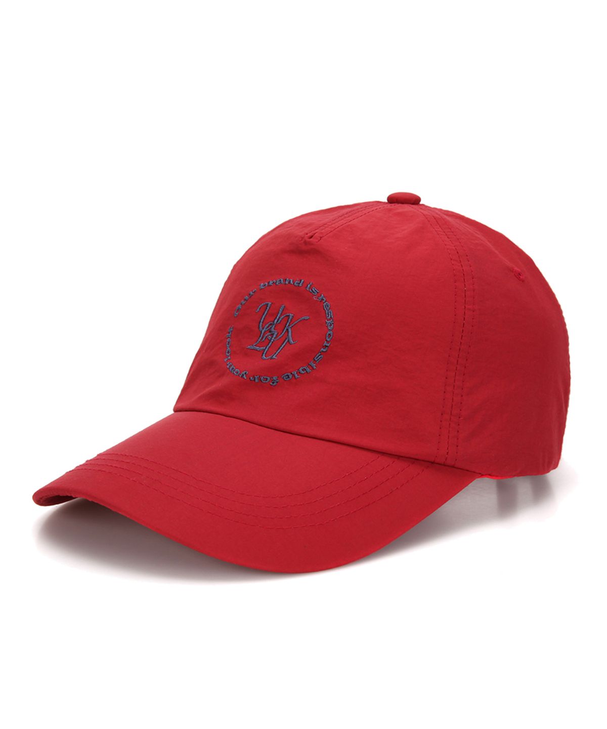 유룩(ULUK) 루시다C 자수 나일론 볼캡_Red