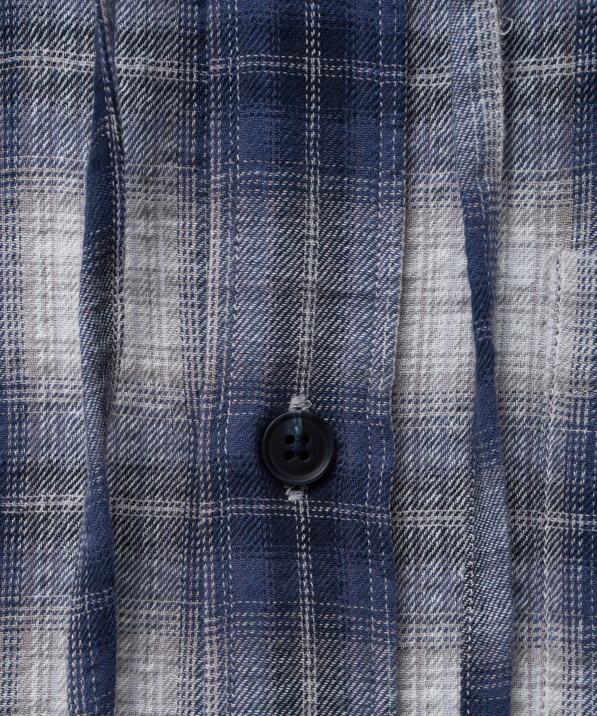 아이돈워너셀(IDWS) Hooded Checkered Shirt Blue