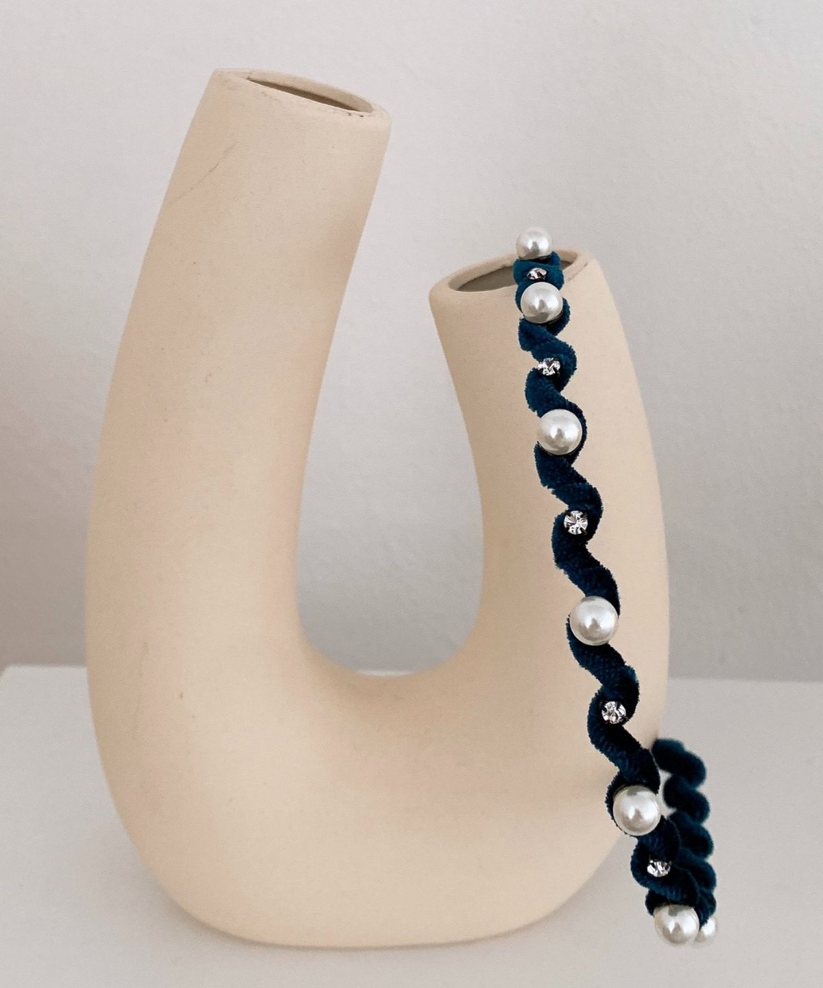 릴리코리(LILYKORI) Pearl Blue Hair Band