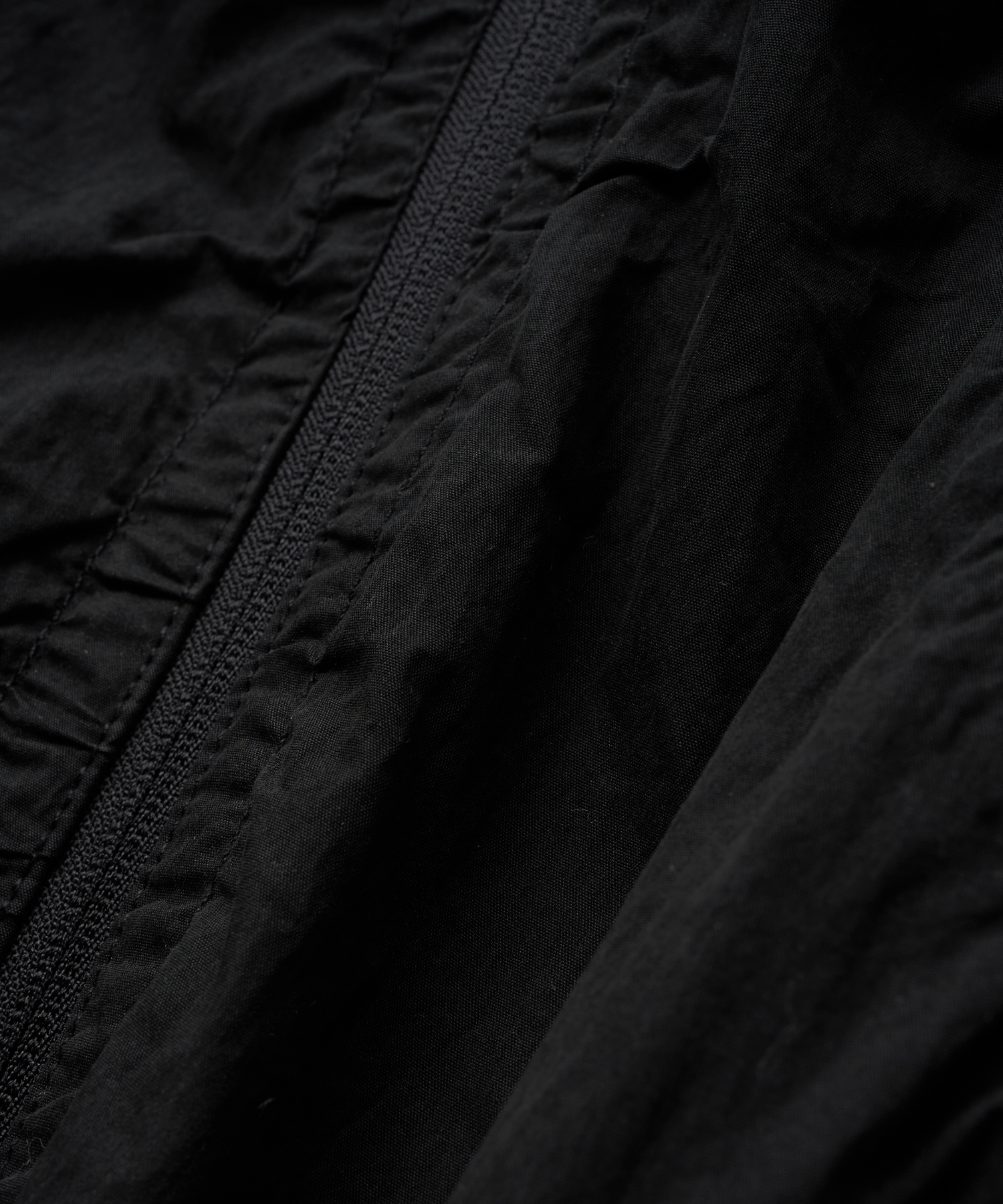 【IDWS】Nylon Shirring Zipper Jumper ★男女兼用★追跡付 IDWS Nylon Shirring Zipper Jumper チャコール