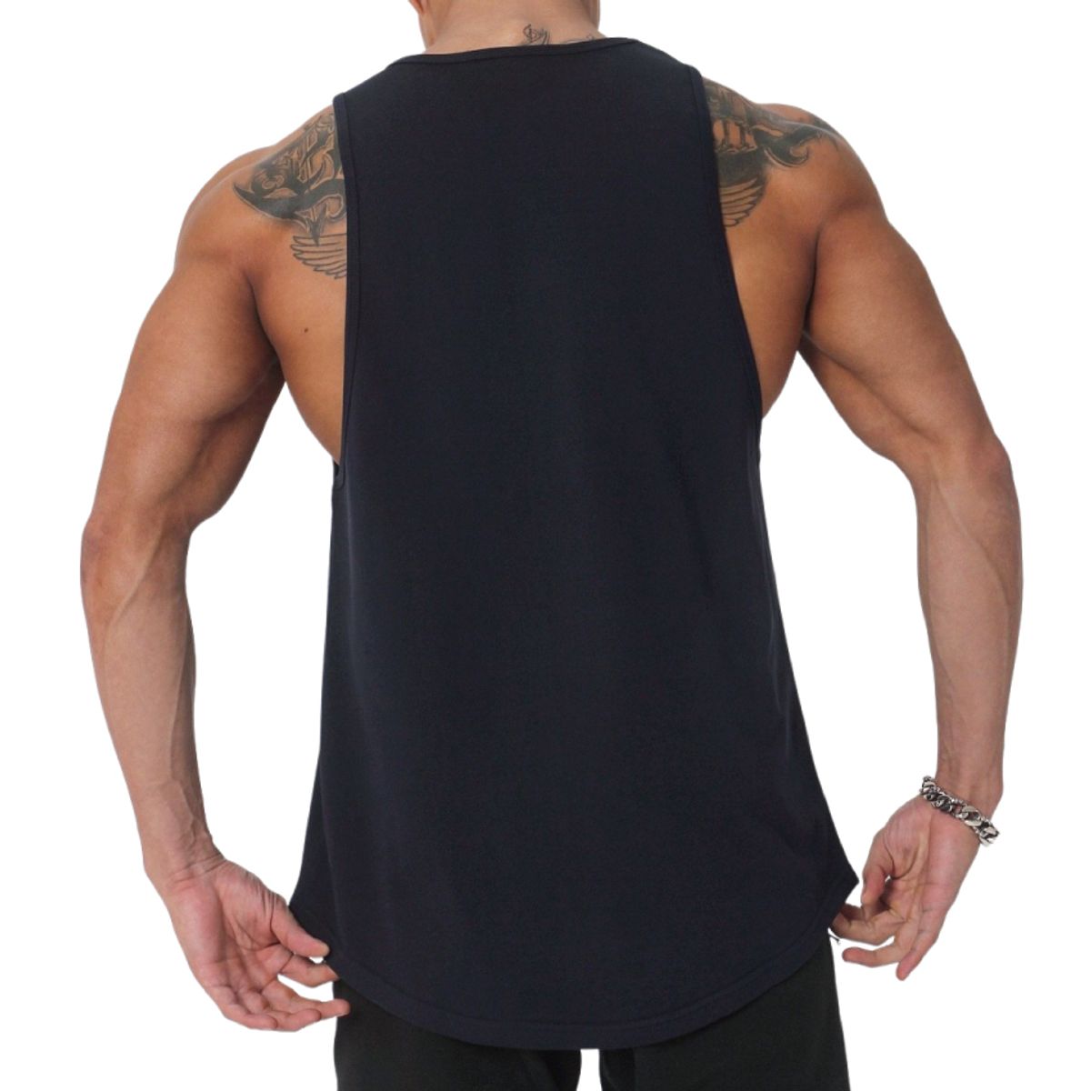 베르만 어패럴(VERMANN APPAREL) 무지머슬나시 다크네이비