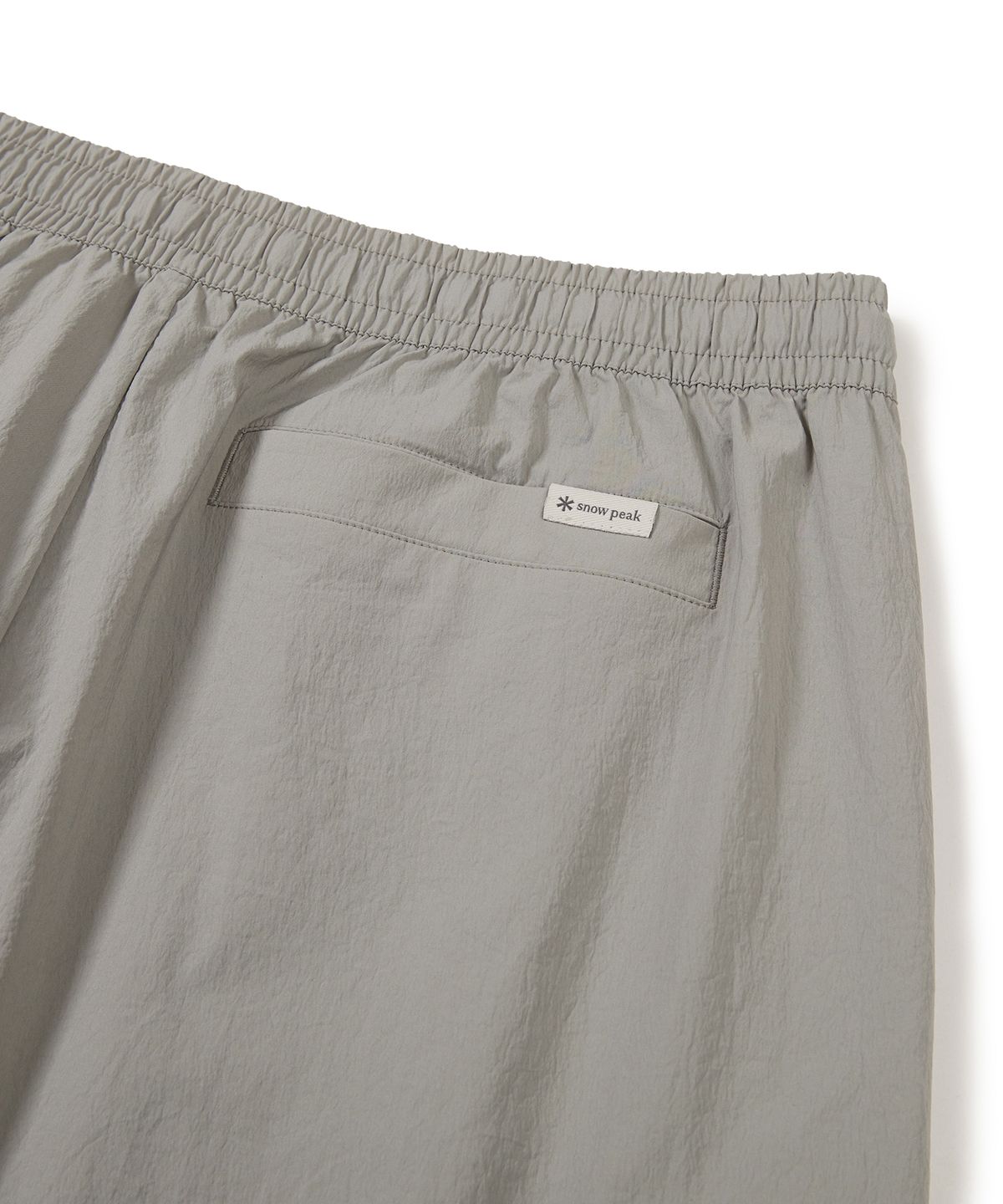 스노우피크 어패럴(SNOWPEAK APPAREL) 루트 스트링 스트레이트 팬츠 Fog Gray (S24MURPT64)