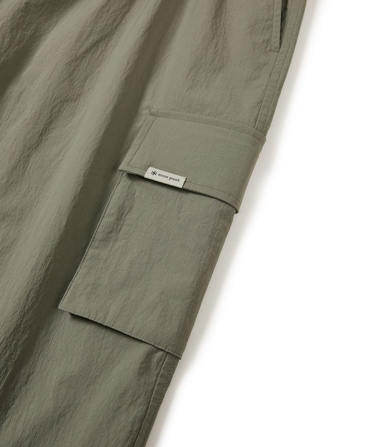 스노우피크 어패럴(SNOWPEAK APPAREL) 루트 스트링 스트레이트 팬츠 Khaki (S24MURPT64)