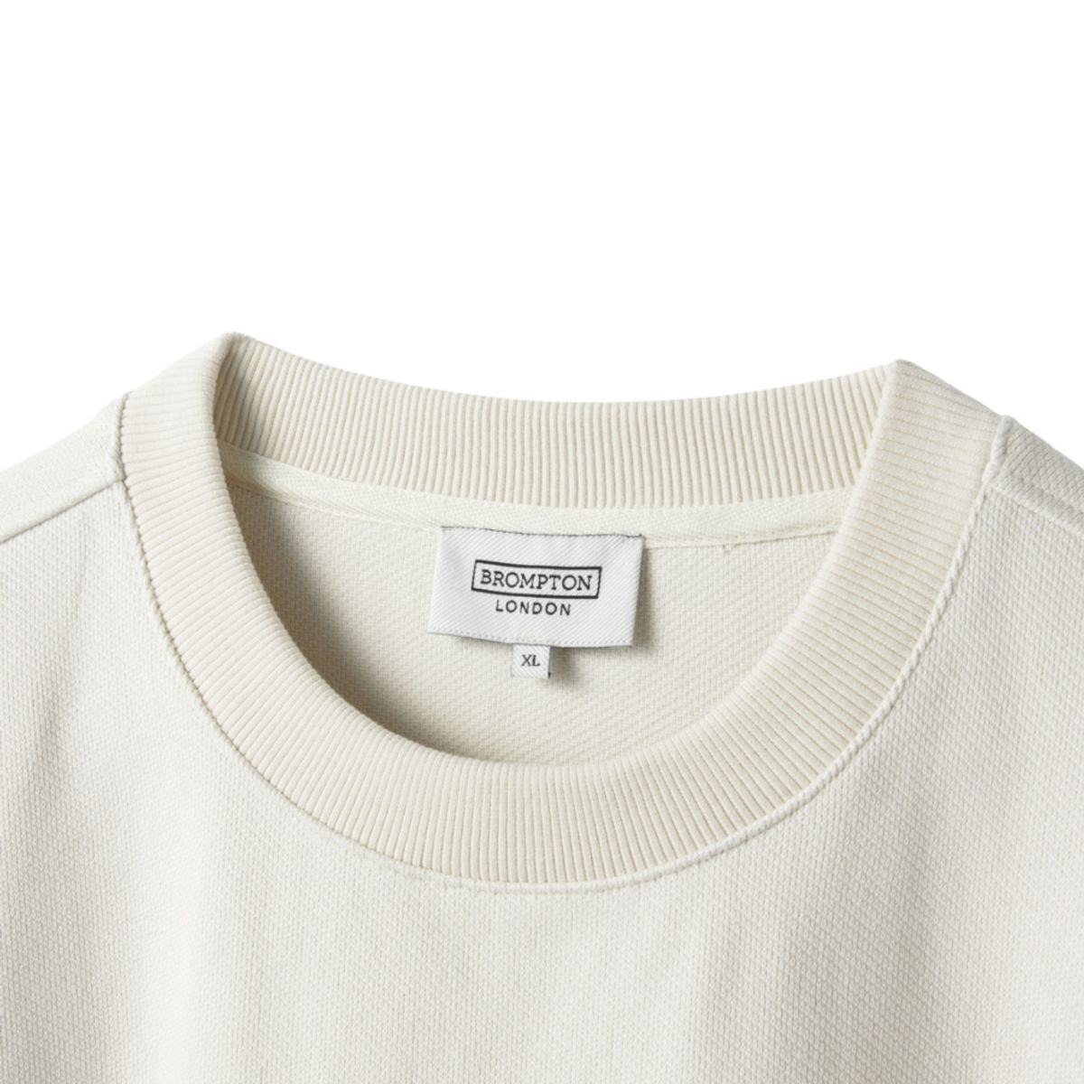 브롬톤 런던(BROMPTON LONDON) JACQUARD SWEATSHIRT - IVORY (P241USW405)
