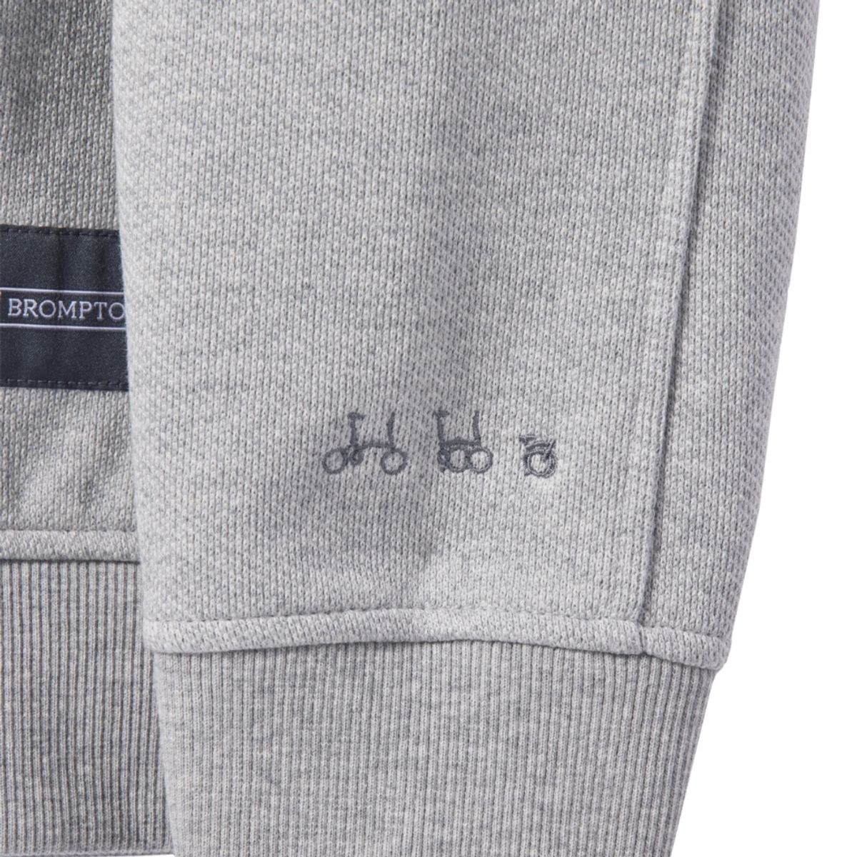 브롬톤 런던(BROMPTON LONDON) JACQUARD SWEATSHIRT - M/GREY (P241USW405)