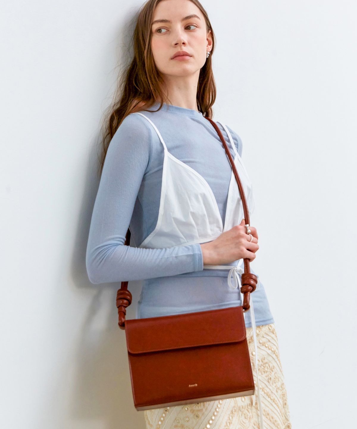 사비(4OUR B) Flap Rope Bag (5colors)