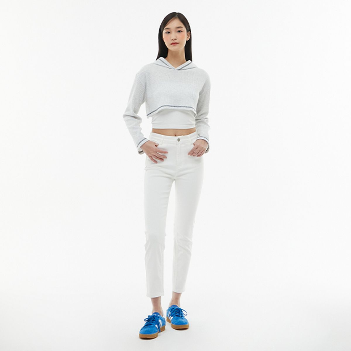 랩(LAP) 속밴드 기본 스키니 데님팬츠 AQ7DP161