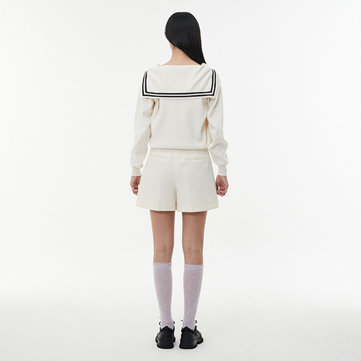 랩(LAP) 플리츠 숏치마 바지 AQ1WP261