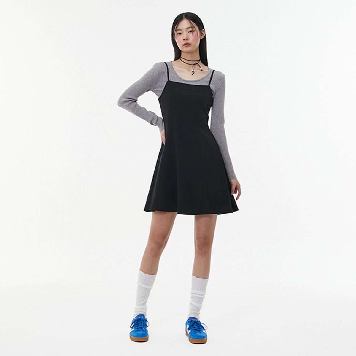 랩(LAP) 뷔스티에 미니 원피스 AQ1WO262