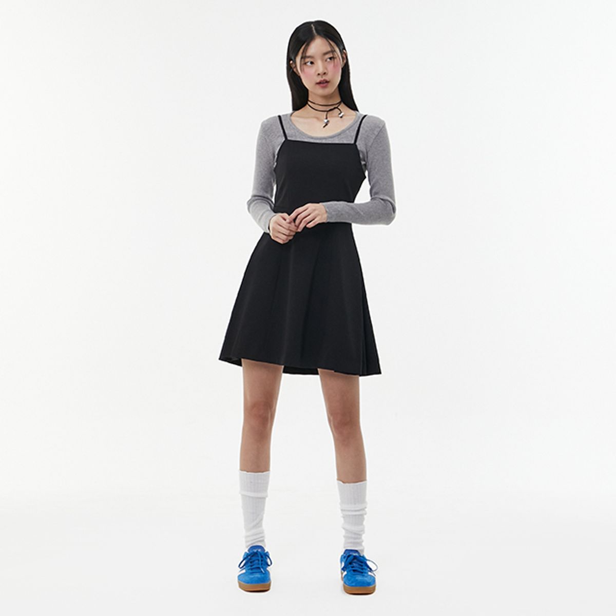 랩(LAP) 뷔스티에 미니 원피스 AQ1WO262