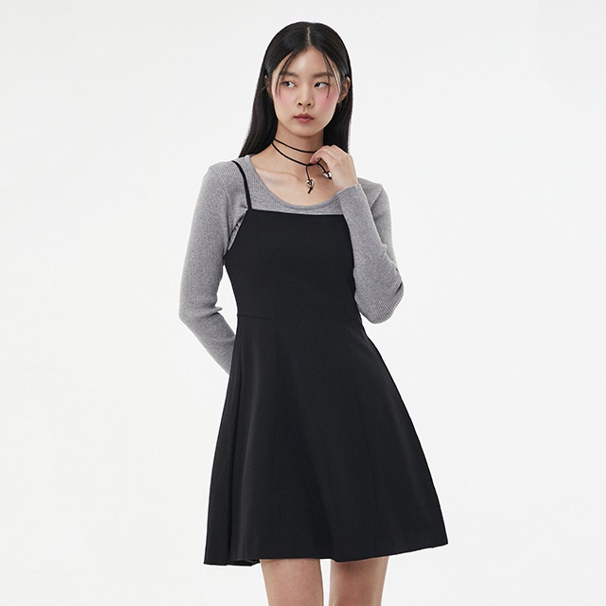 랩(LAP) 뷔스티에 미니 원피스 AQ1WO262