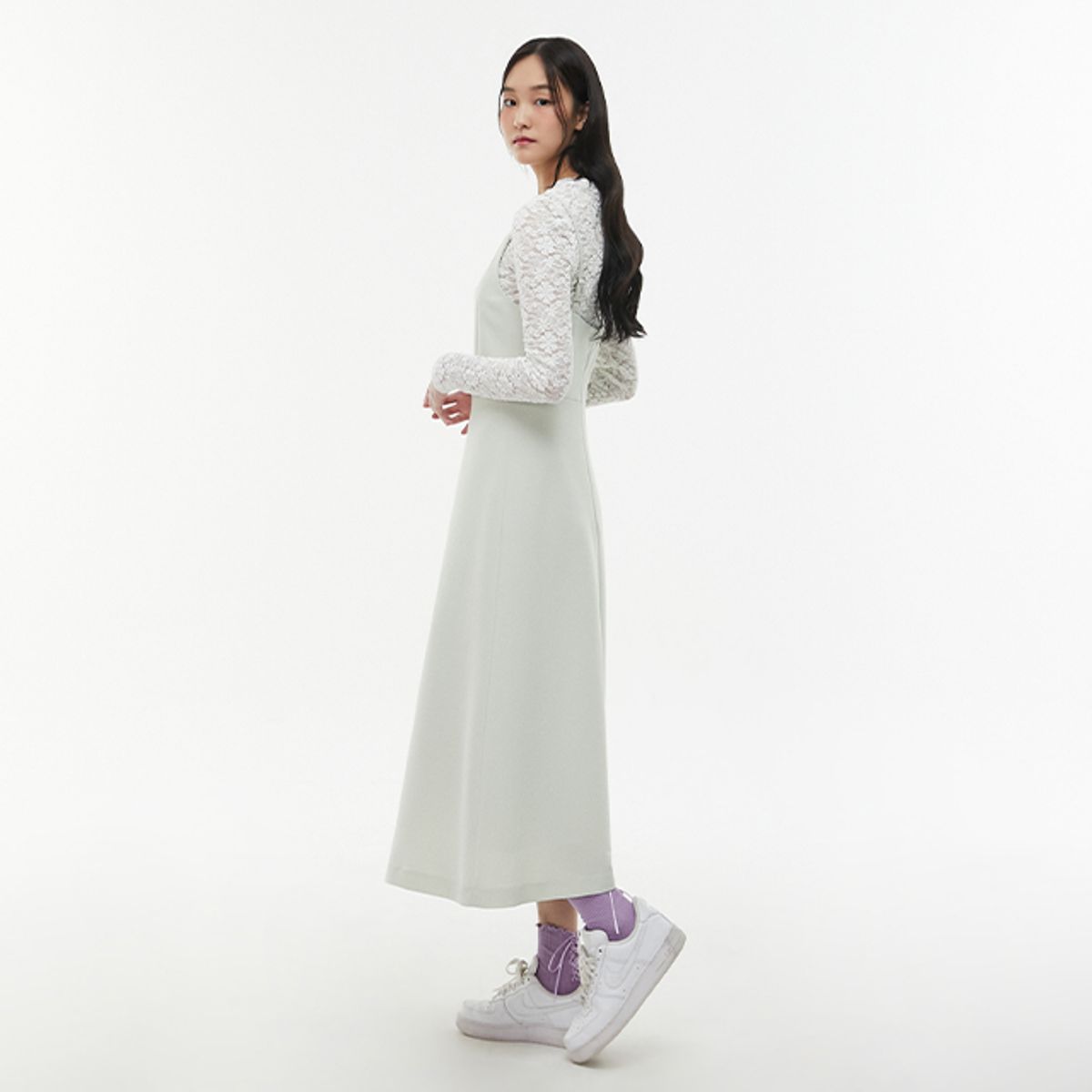 랩(LAP) (SET-상의) 뷔스티에 롱 원피스 AQ1WO260