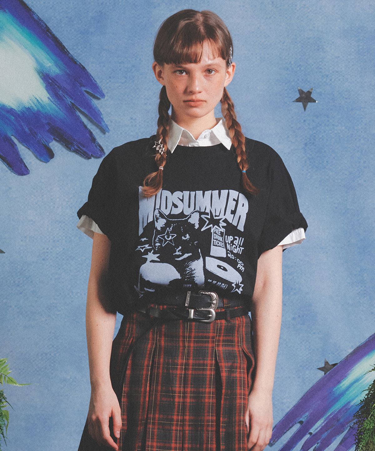 메인부스(MAINBOOTH) Midsummer T-shirt(BLACK)