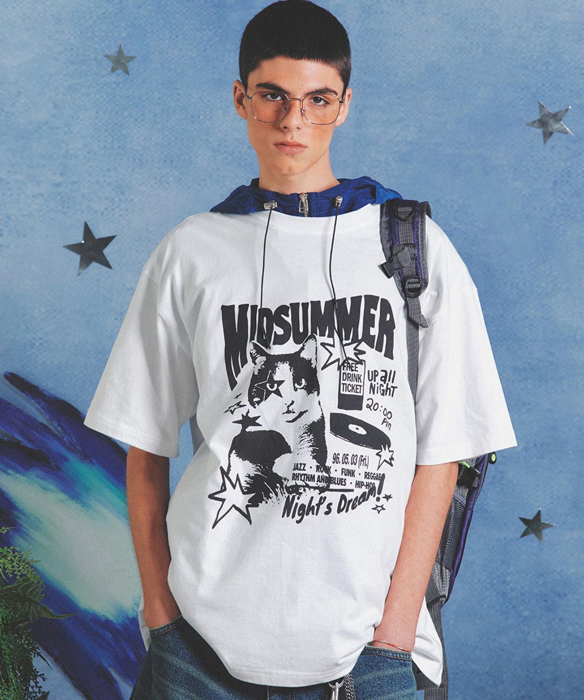 메인부스(MAINBOOTH) Midsummer T-shirt(WHITE)