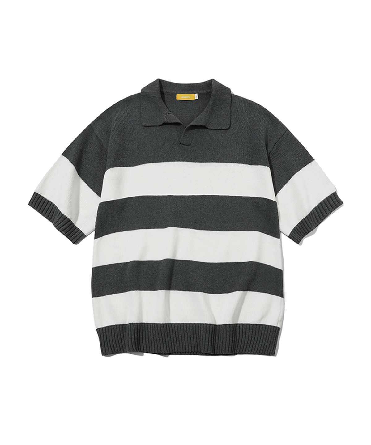 메인부스(MAINBOOTH) Voyager Oversized Collar Sweater(CHARCOAL)
