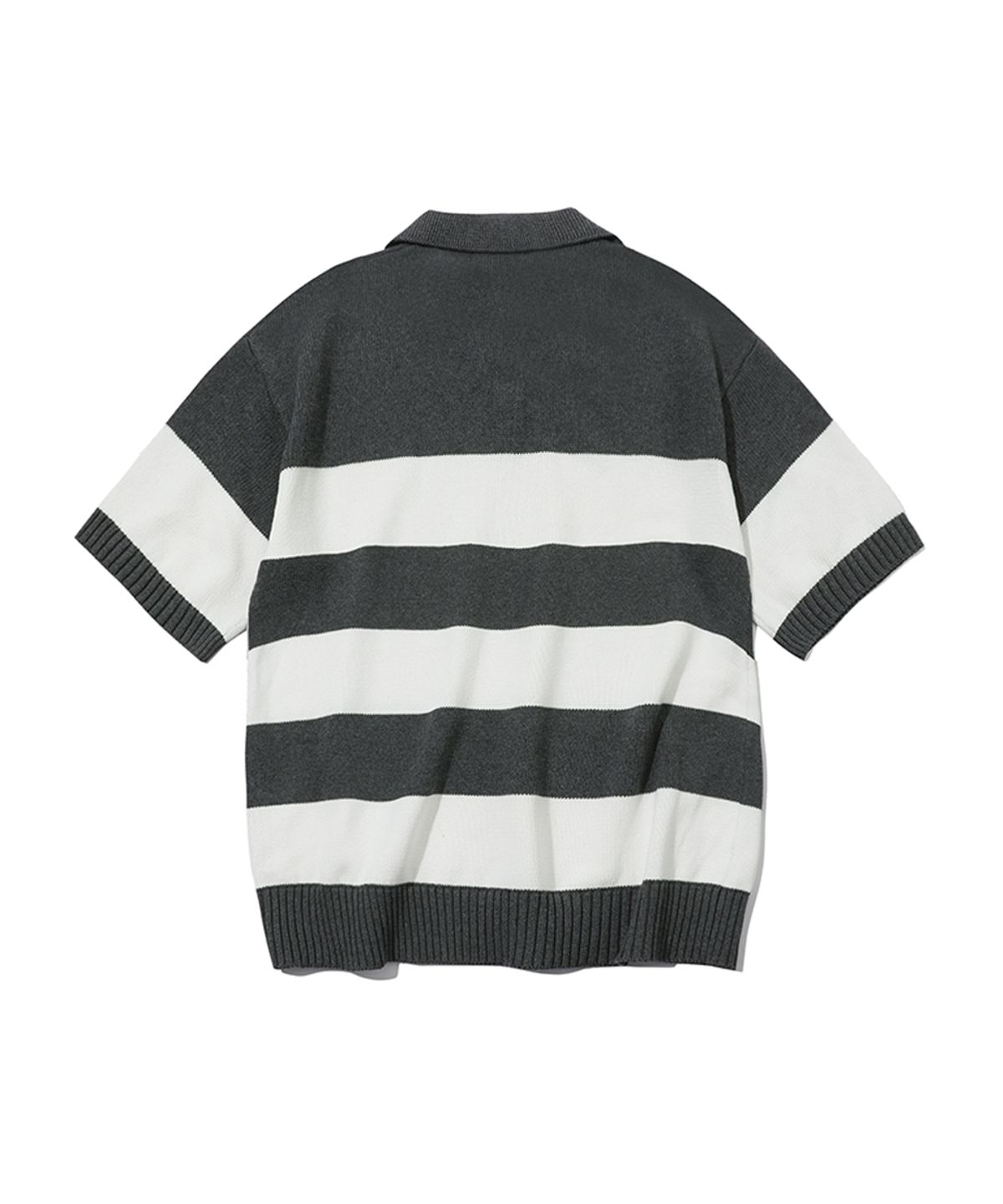 메인부스(MAINBOOTH) Voyager Oversized Collar Sweater(CHARCOAL)