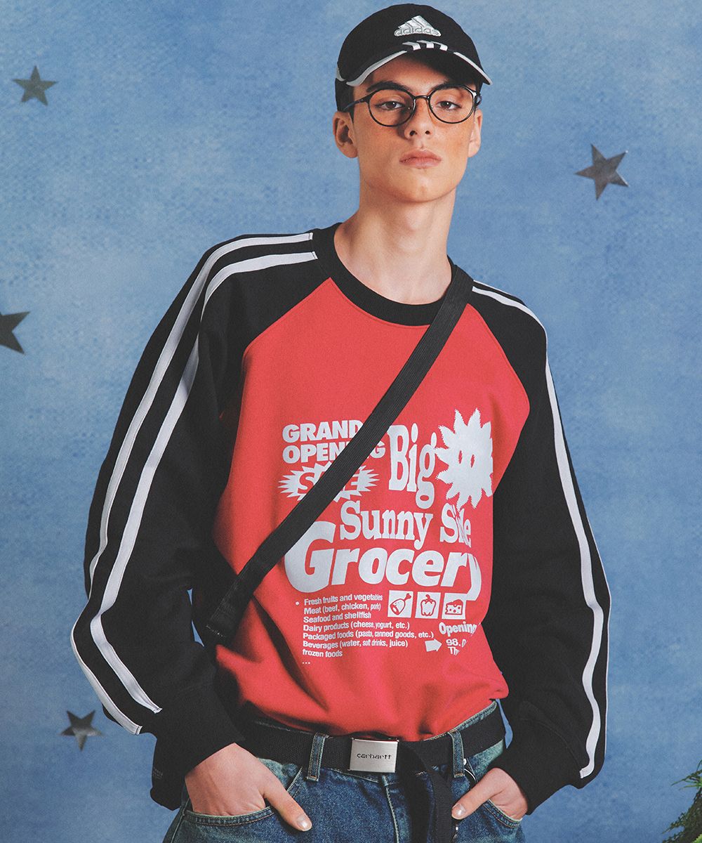 ★MAINBOOTH★Sunny Side Raglan T-shirt(PINK)★正規品/送料込 MUSINSA | MAINBOOTH Sunny Side Raglan T-shirt(PINK)