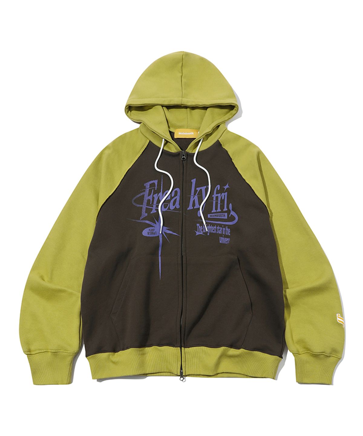 메인부스(MAINBOOTH) Orbit Hood Zip-up(KIWI)