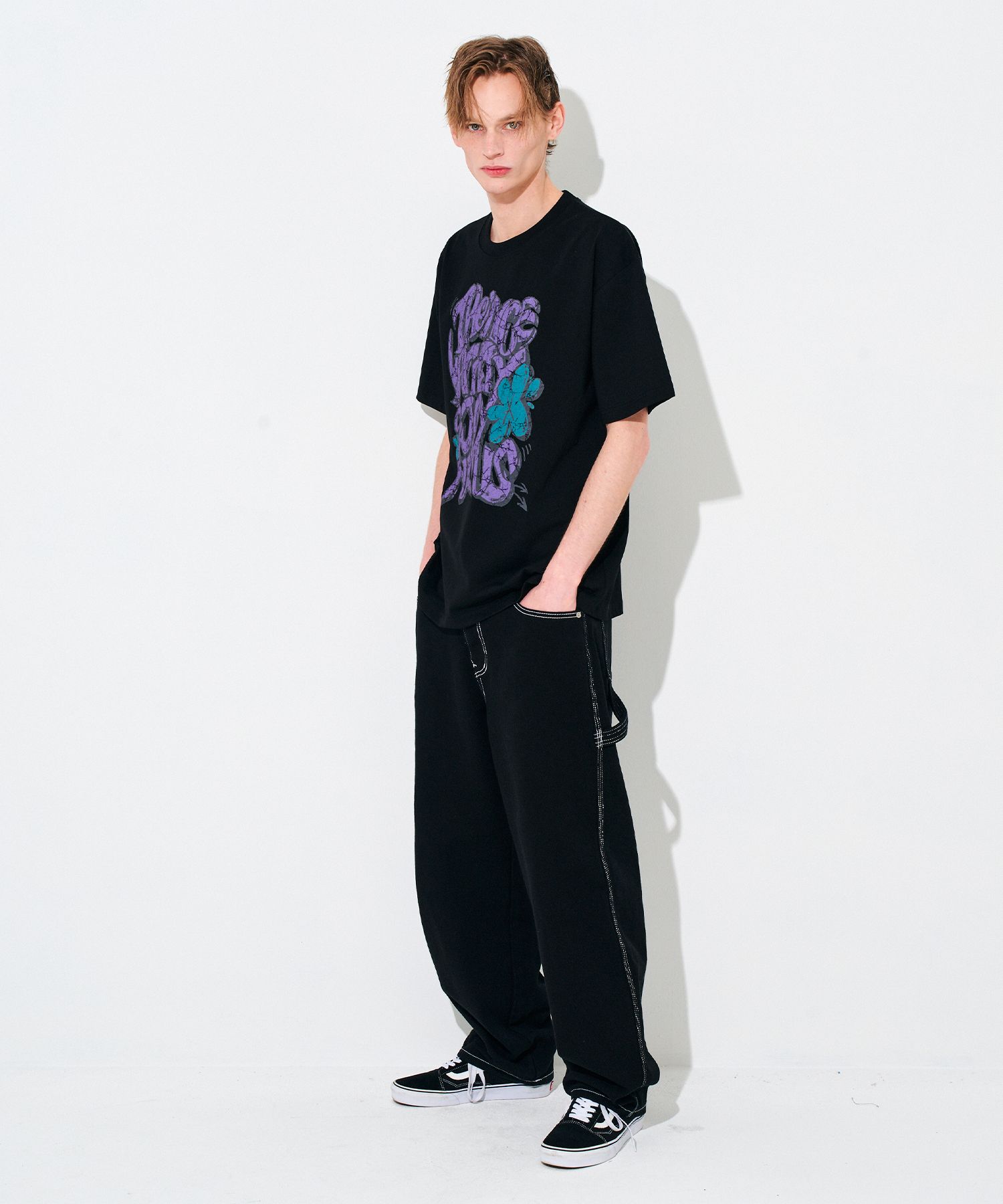 【2plan】Moss stitch denim pants Maison Margiela 5-Pocket 14 oz Origin Denim Diagonal Seam