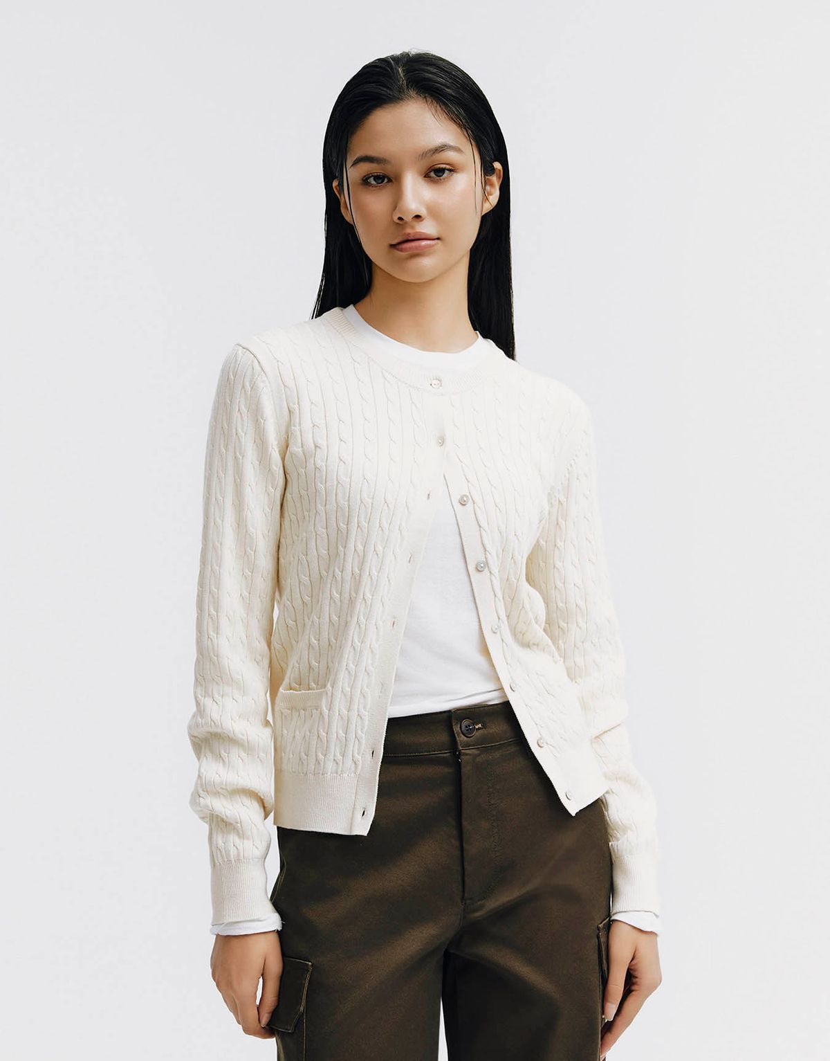 지오다노(GIORDANO) 케이블 포켓 가디건(12GG) 354504 [9color]