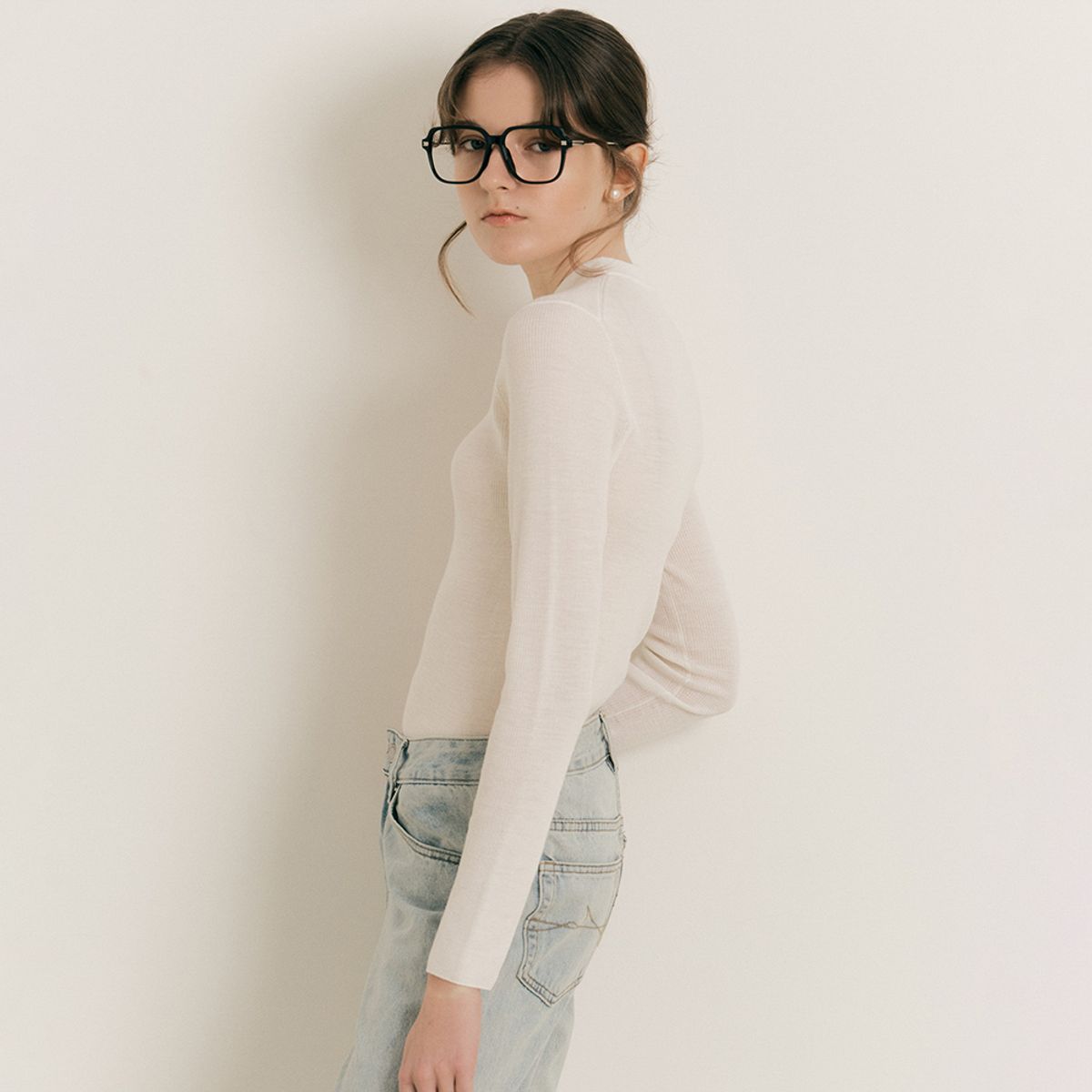 웬스데이딜라잇(WEDNESDAY DELIGHT) WD_Classic basic knit_WHITE