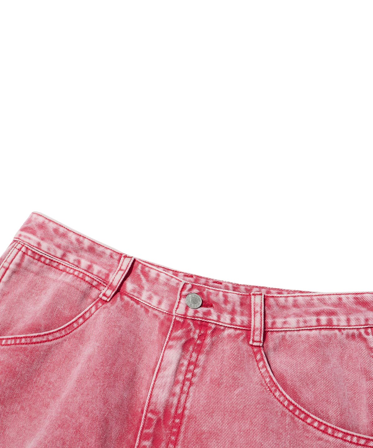 브라운브레스(BROWNBREATH) DESTROYED WASHED JEAN - PINK