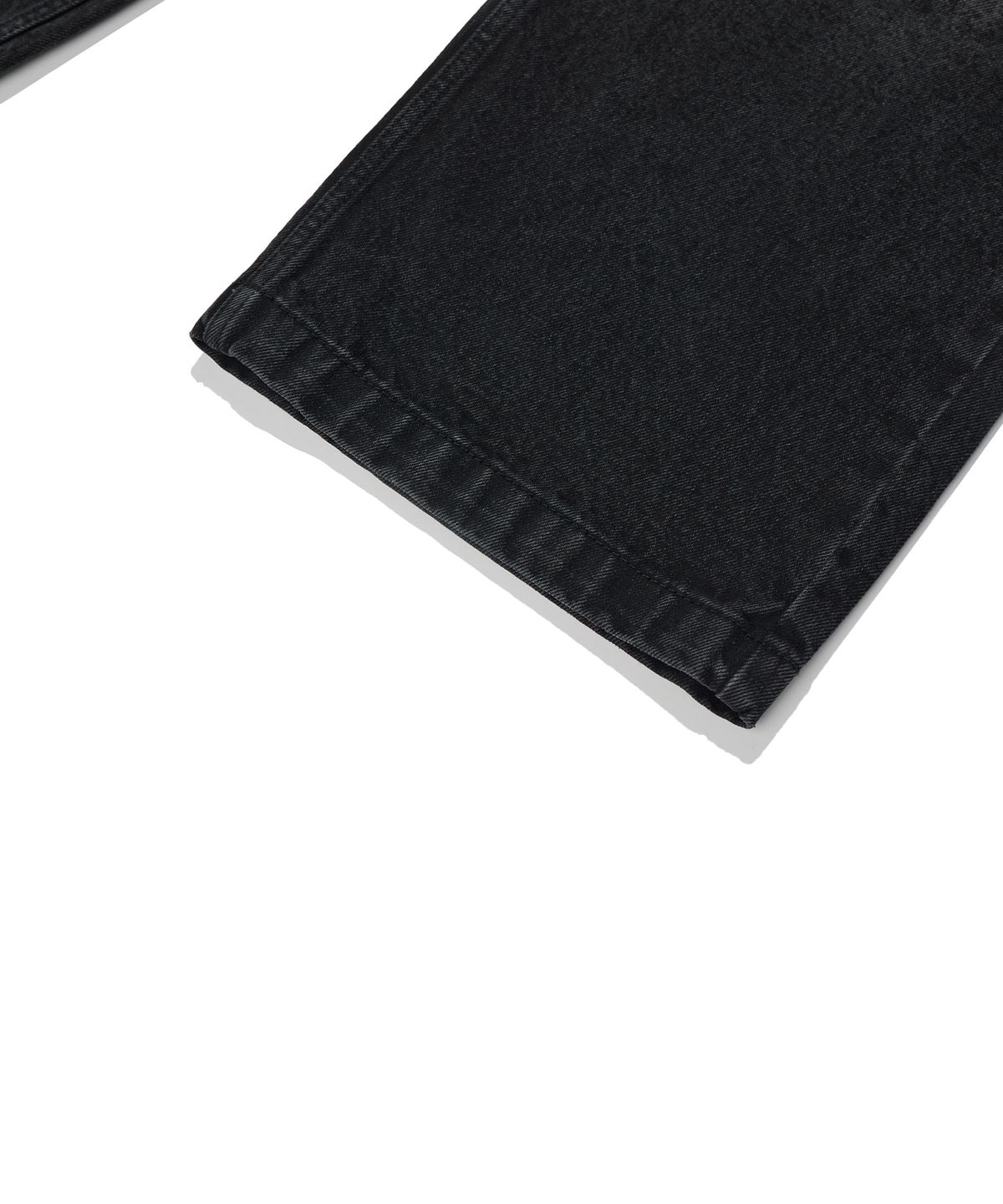 브라운브레스(BROWNBREATH) PATCHED STRAIGHT PANTS - BLACK