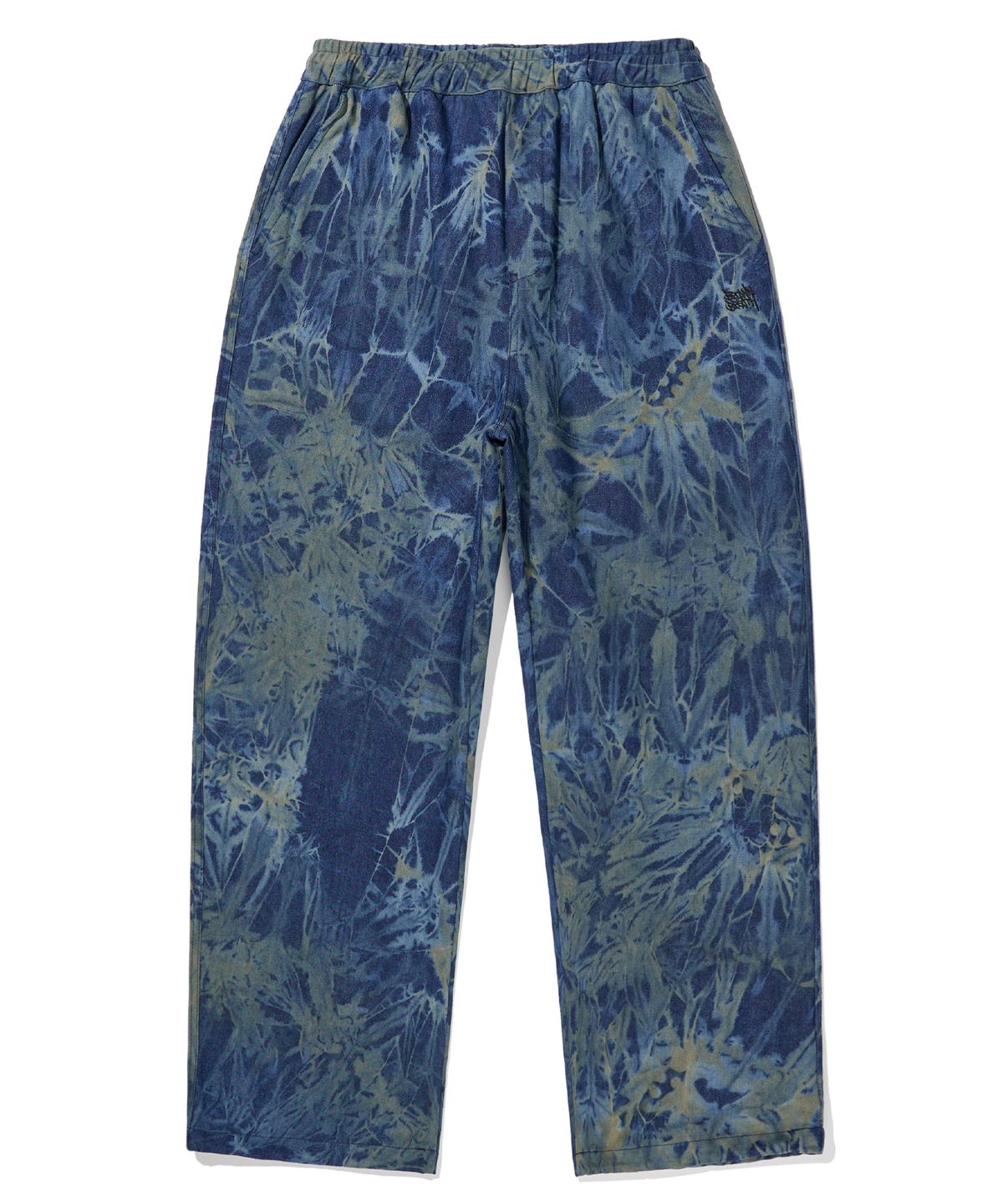 브라운브레스(BROWNBREATH) TAG FLASH BANDING PANTS - INDIGO