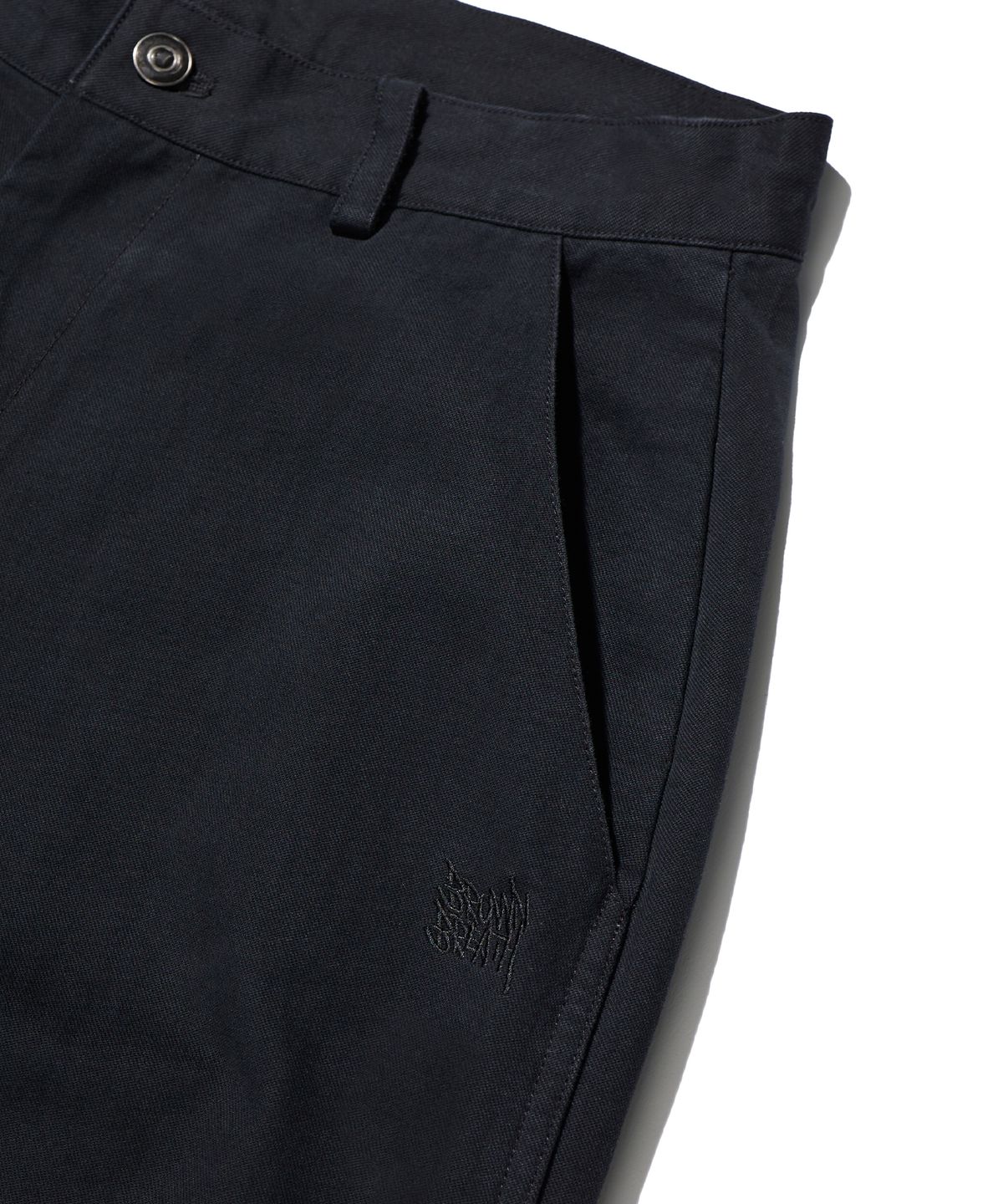 브라운브레스(BROWNBREATH) TAG WORK PANTS - BLACK