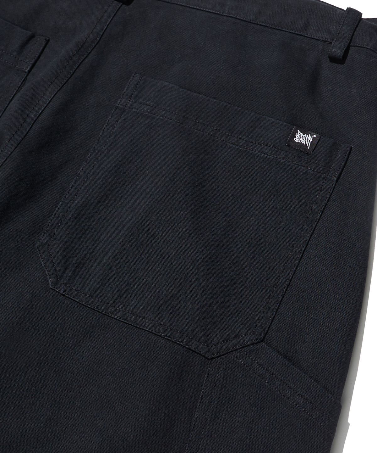 브라운브레스(BROWNBREATH) TAG WORK PANTS - BLACK