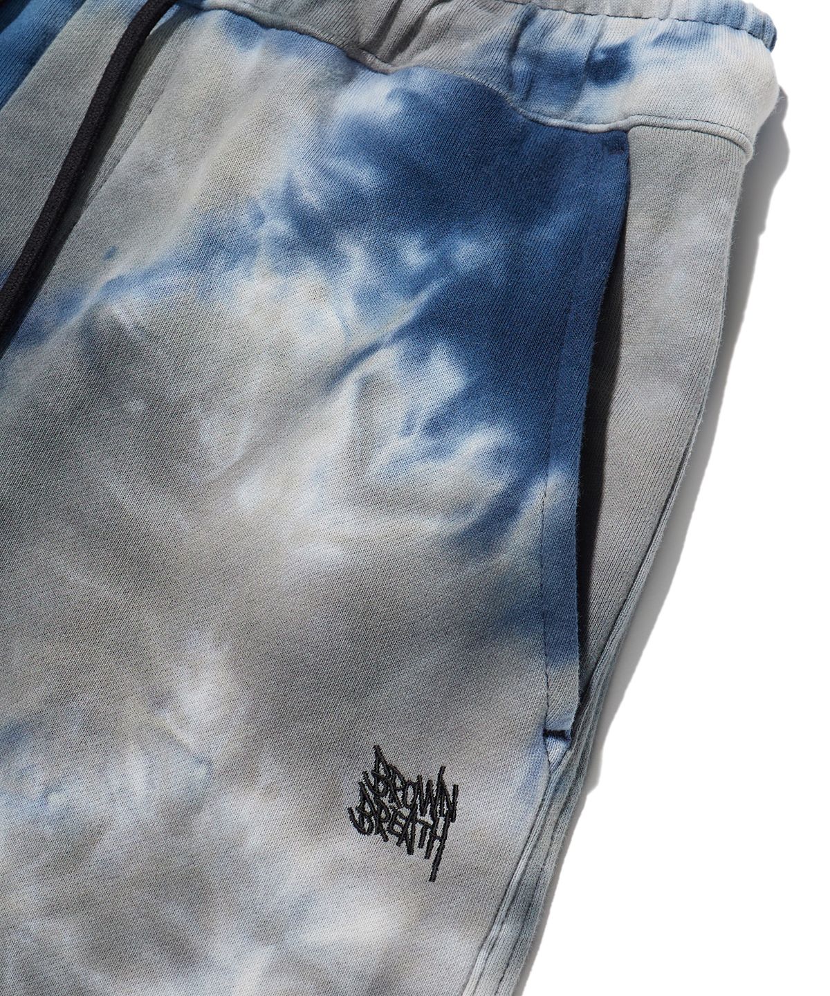 브라운브레스(BROWNBREATH) TIE-DYE PANTS - BLUE