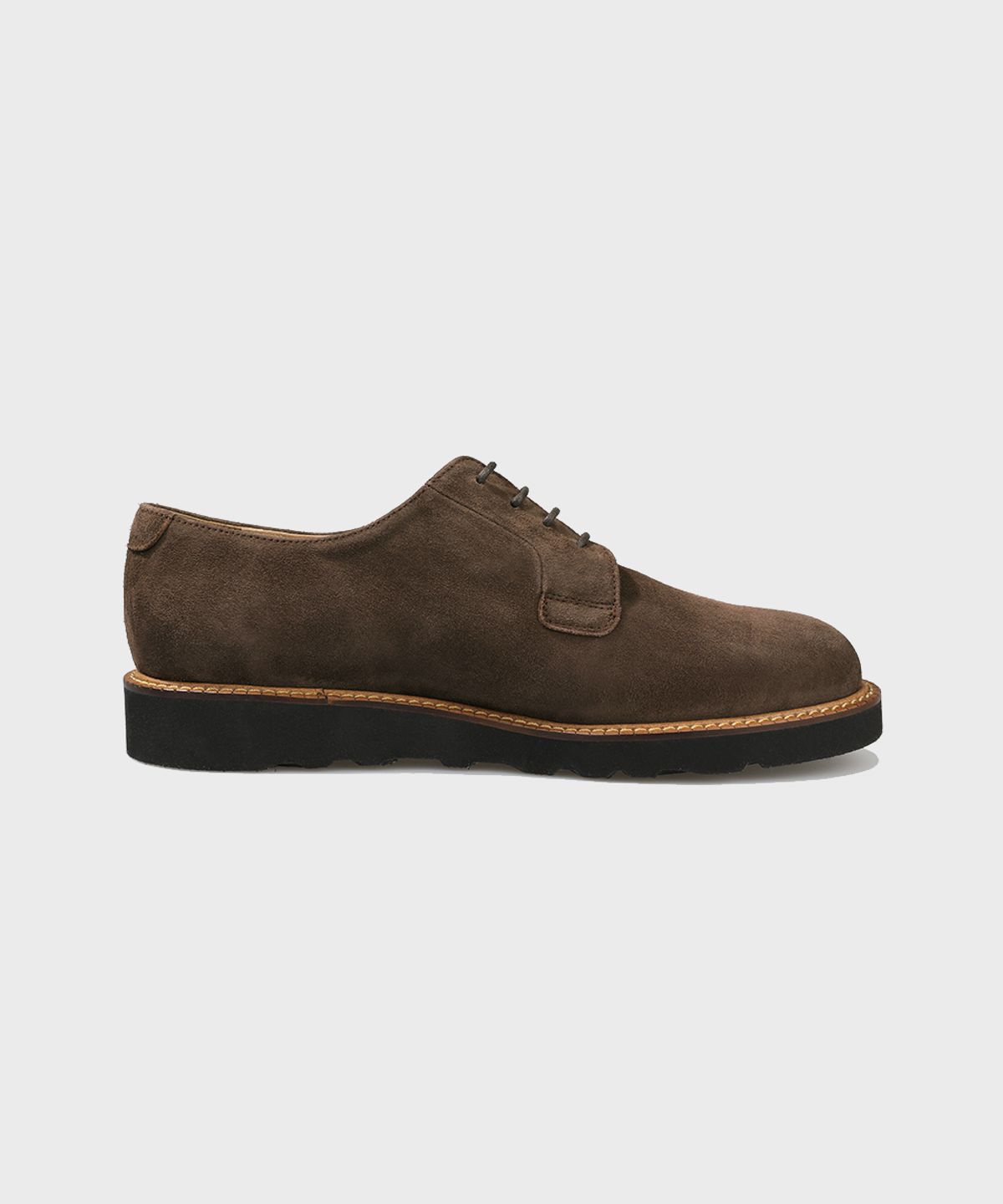 피렌체 아뜨리에(FIRENZE ATELIER) 우드웰트 캐주얼솔 스웨이드 더비 5400-QS [DARK BROWN]