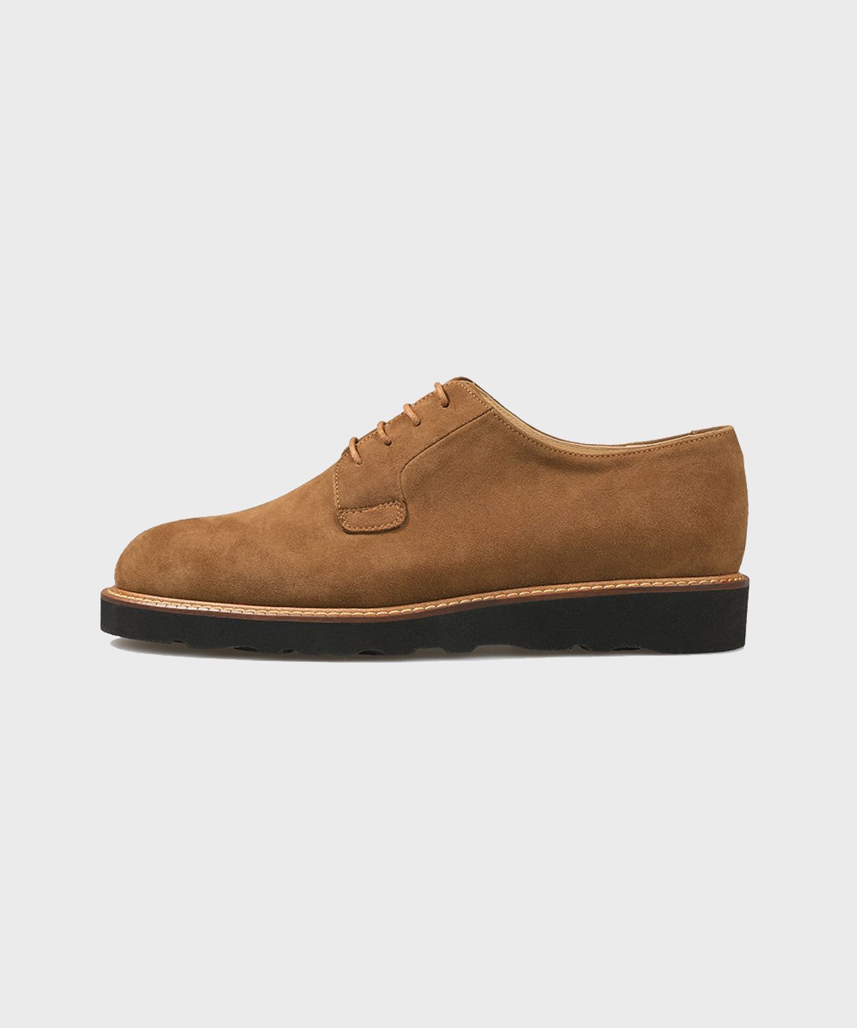 피렌체 아뜨리에(FIRENZE ATELIER) 우드웰트 캐주얼솔 스웨이드 더비 5400-QS [MID BROWN]