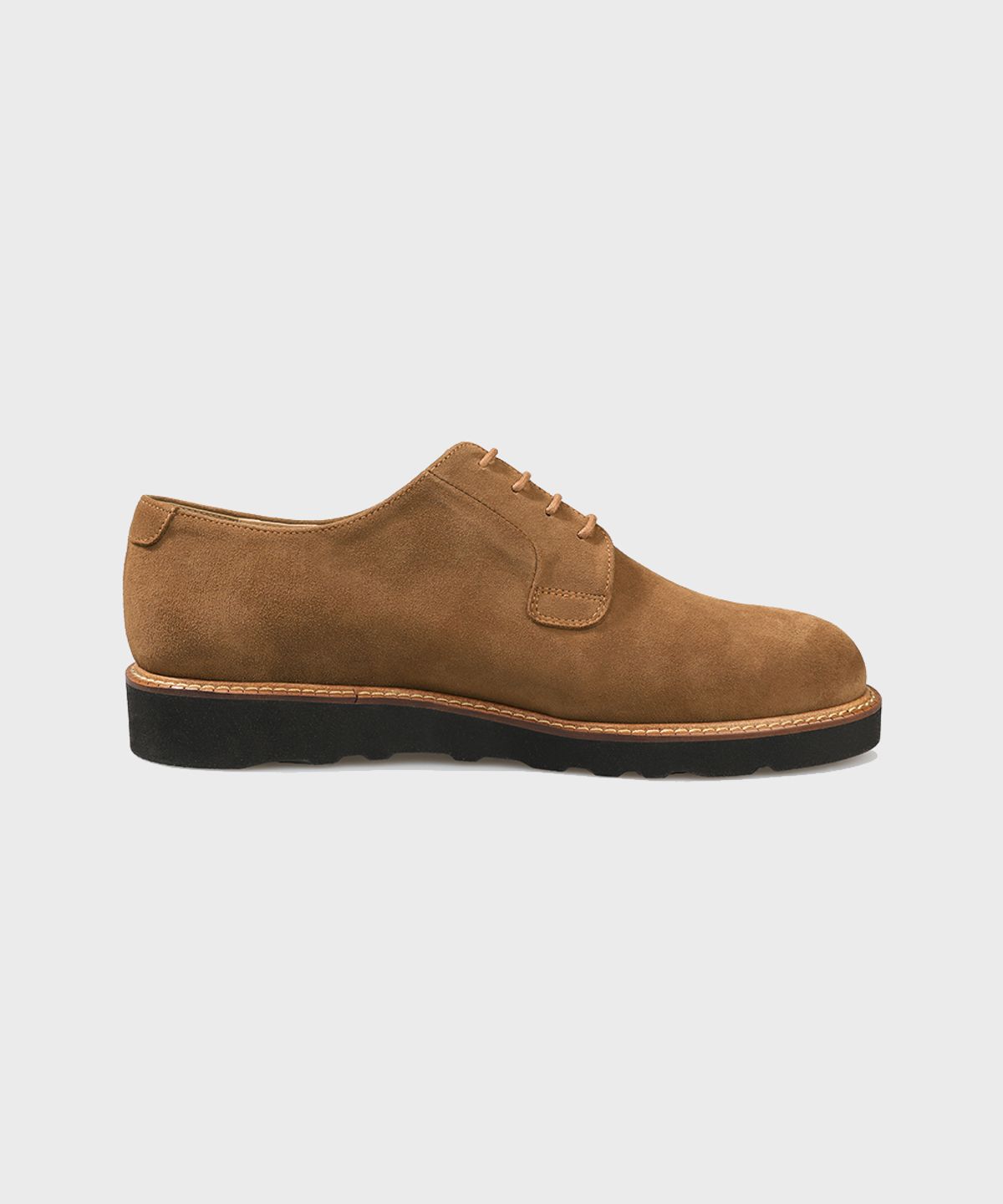 피렌체 아뜨리에(FIRENZE ATELIER) 우드웰트 캐주얼솔 스웨이드 더비 5400-QS [MID BROWN]