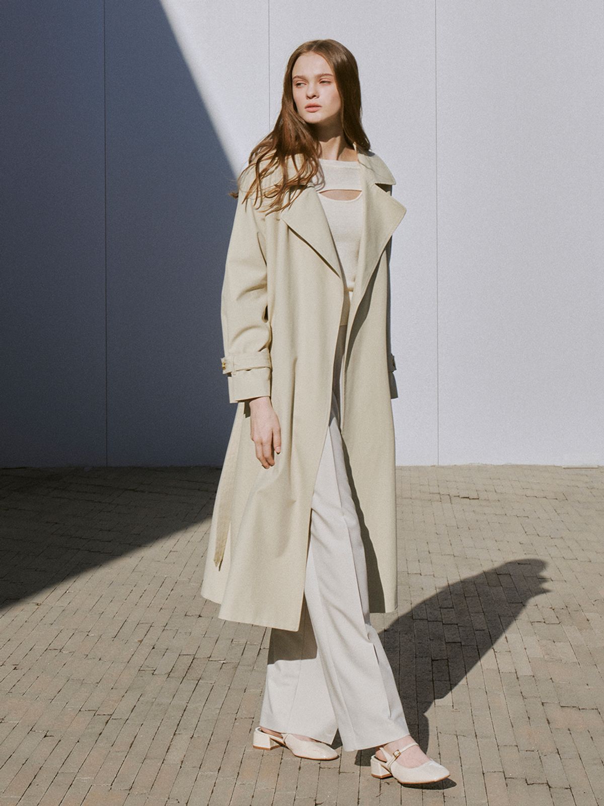 헌치(HUNCH) Classic no button trench coat
