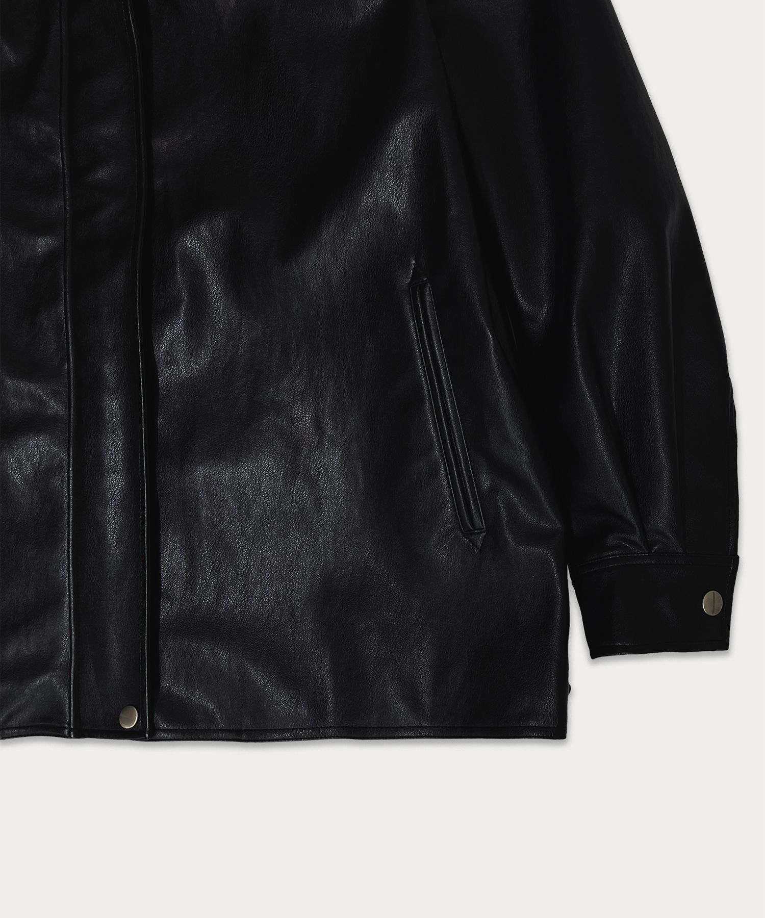MUSINSA | MUSINSA STANDARD Synthetic Leather Extra Oversized