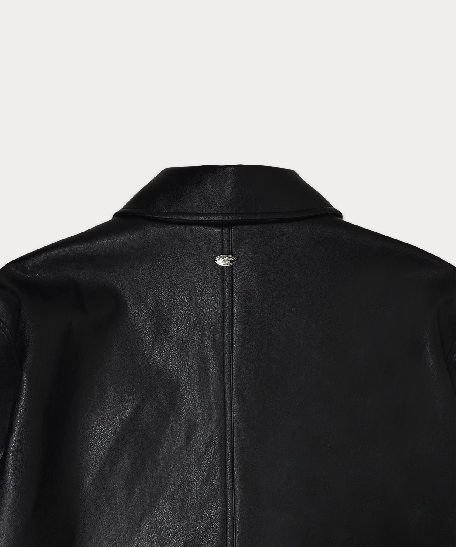 [SOMEWHERE BUTTER]★Half line leather jacket MUSINSA | SOMEWHEREBUTTER Half line leather jacket - black
