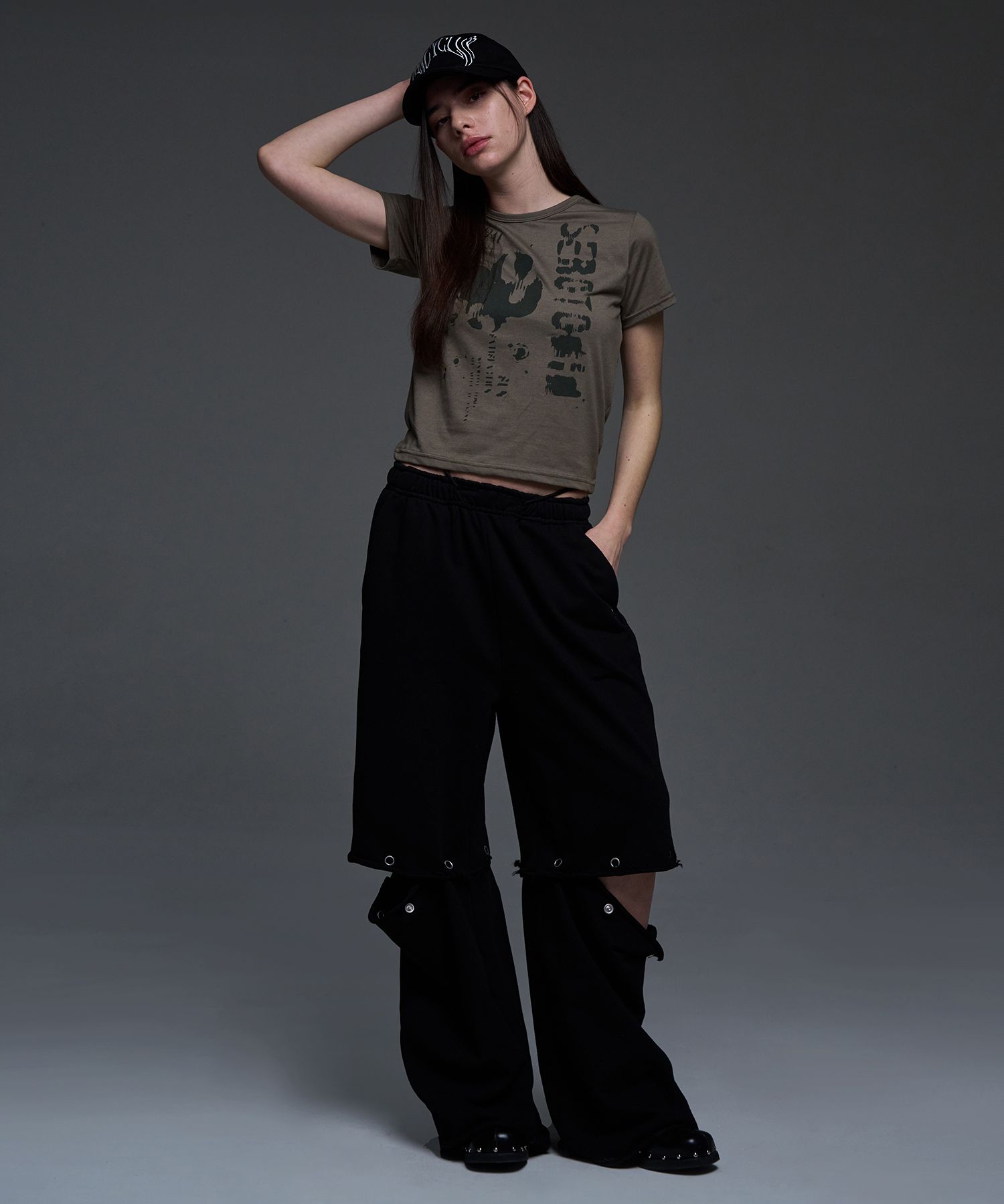 【NASTY FANCY CLUB】24SS 2 WAY PUNCH LETTERING SWEATPANTS MUSINSA | FANCY CLUB [NF] Two-way punch lettering sweatpants