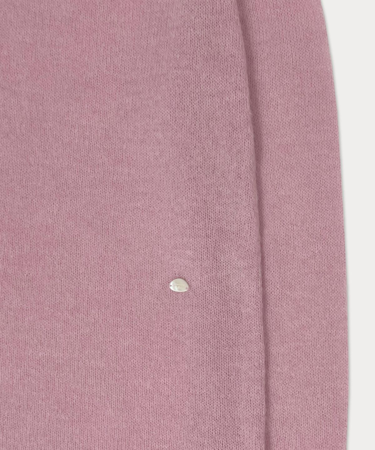 썸웨어버터(SOMEWHEREBUTTER) See-through long sleeve knit - pink
