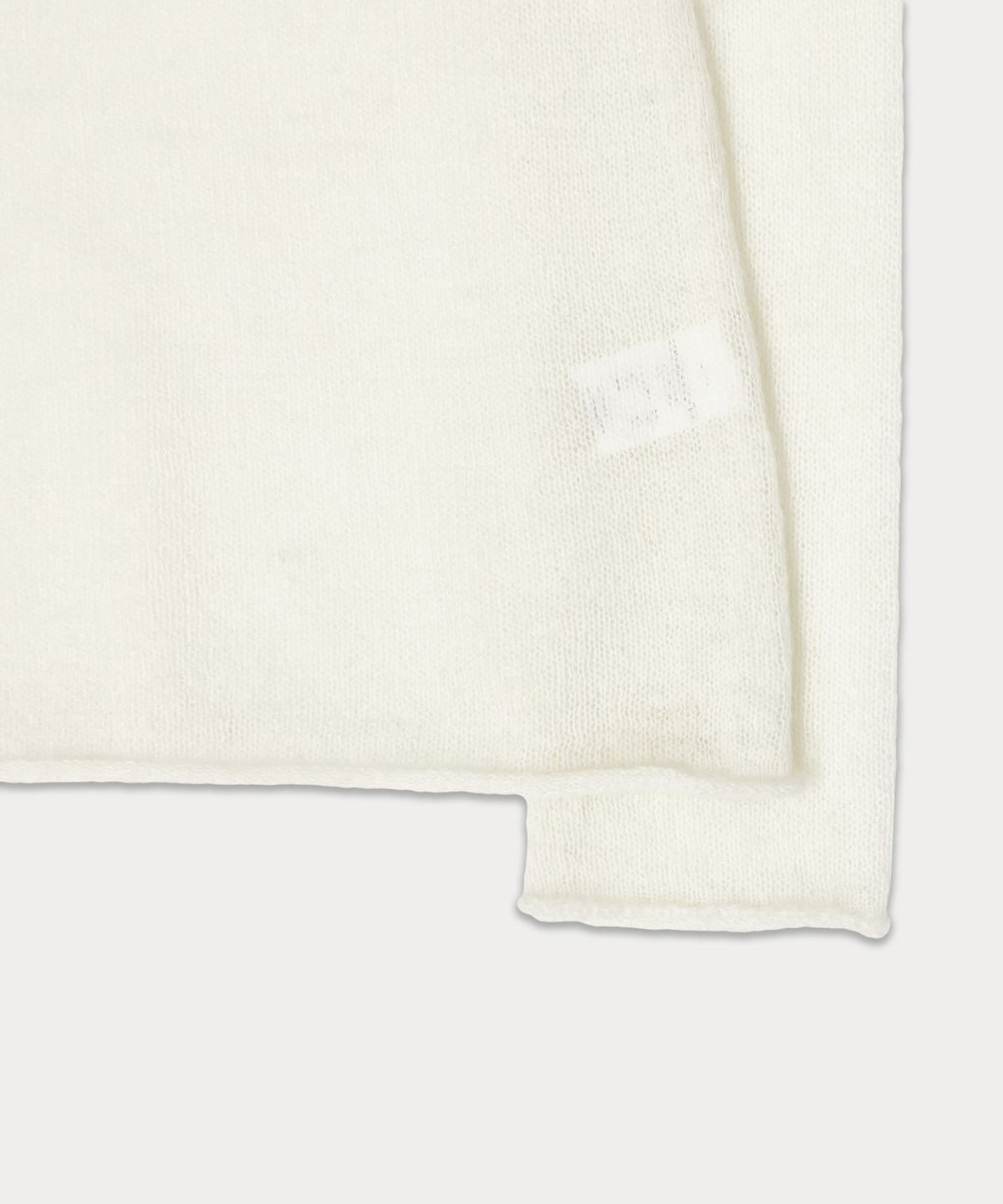 썸웨어버터(SOMEWHEREBUTTER) See-through long sleeve knit - ivory