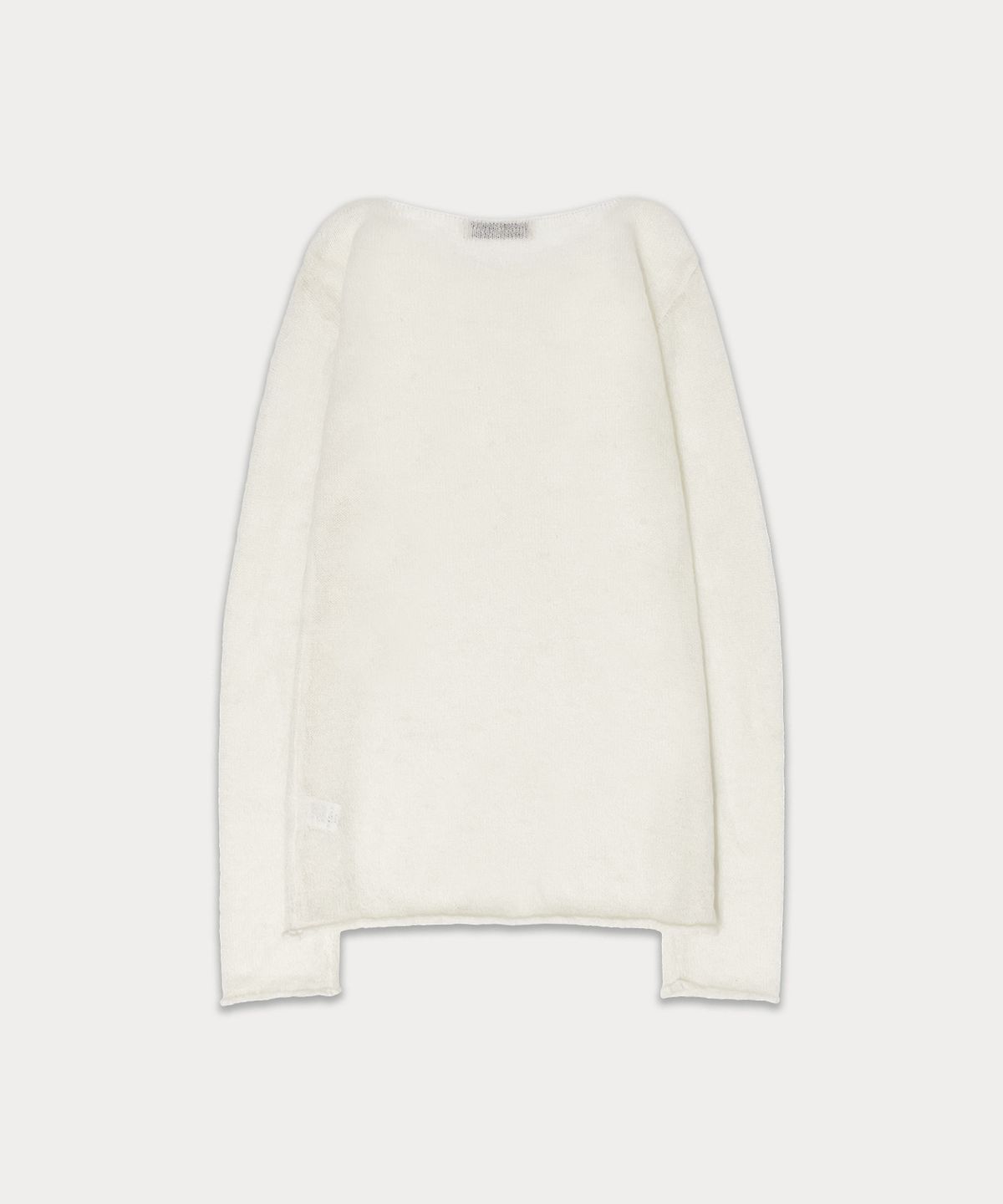 썸웨어버터(SOMEWHEREBUTTER) See-through long sleeve knit - ivory
