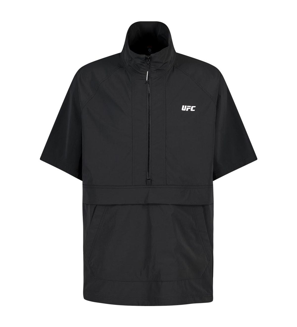 유에프씨 스포츠(UFC SPORT) UFC 베이직 오버핏 반팔 아노락 자켓 블랙 U4JKV2317BK