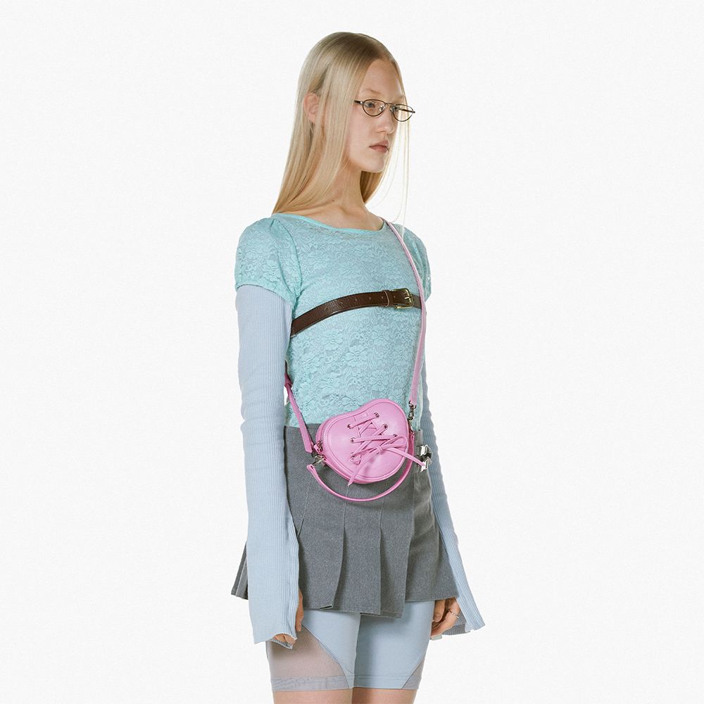 [FINDKAPOOR]RIBBON TIE HEART BAG リボン ハート バッグ FINDKAPOOR - EN
