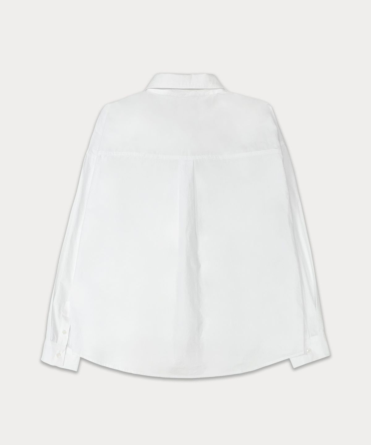 썸웨어버터(SOMEWHEREBUTTER) Classic cotton shirt - white