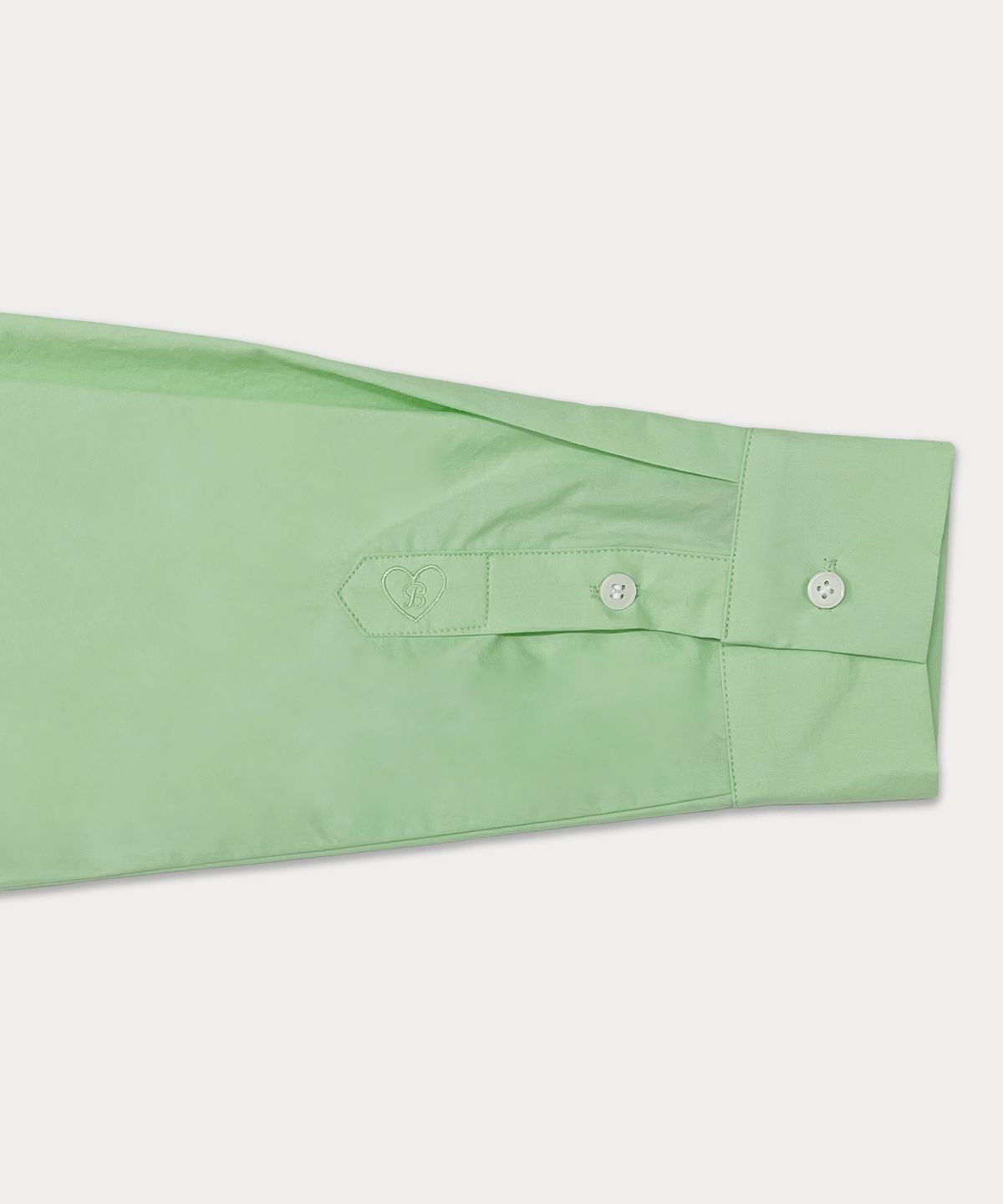 썸웨어버터(SOMEWHEREBUTTER) Classic cotton shirt - mint