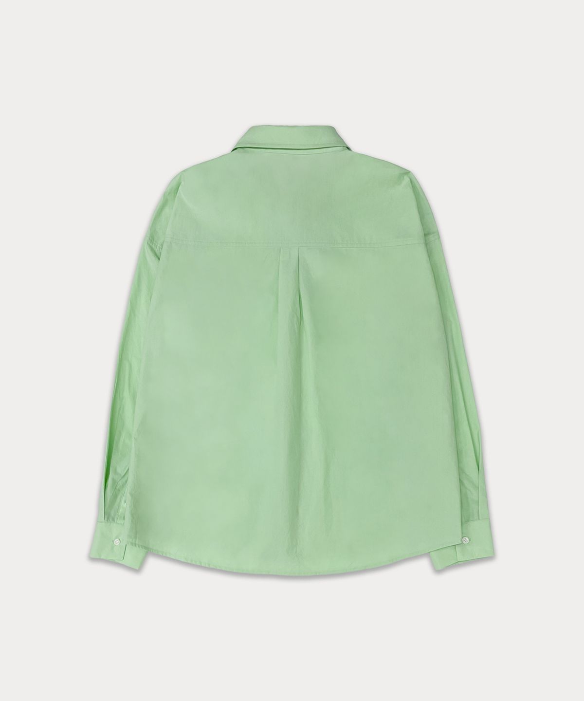 썸웨어버터(SOMEWHEREBUTTER) Classic cotton shirt - mint