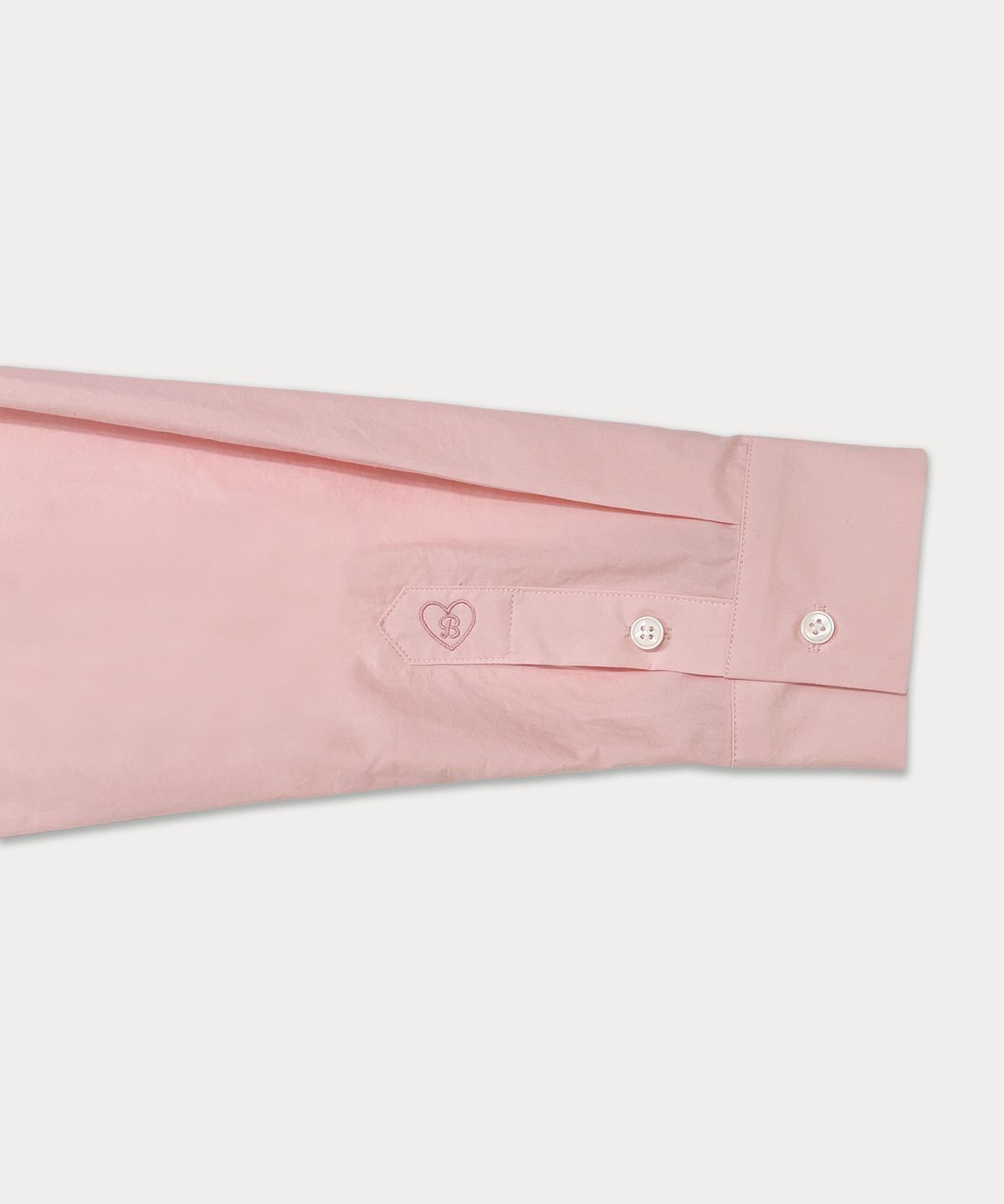 썸웨어버터(SOMEWHEREBUTTER) Classic cotton shirt - pink